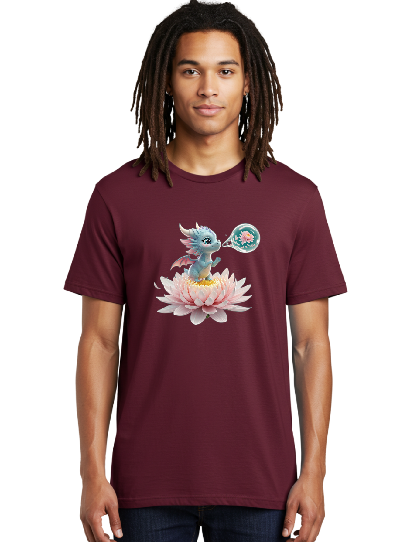 Dragon-On-Lotus Men'S Graphic Tee, 100% Cotton, Comfortable Casual Summer Wear, Machine Washable, Vintage Camera, Old Camera, Antique Camera, Black Camera, Classic Photography, Photography Equipment, Nostalgic Device, Film Camera, Camera Art Bak486
