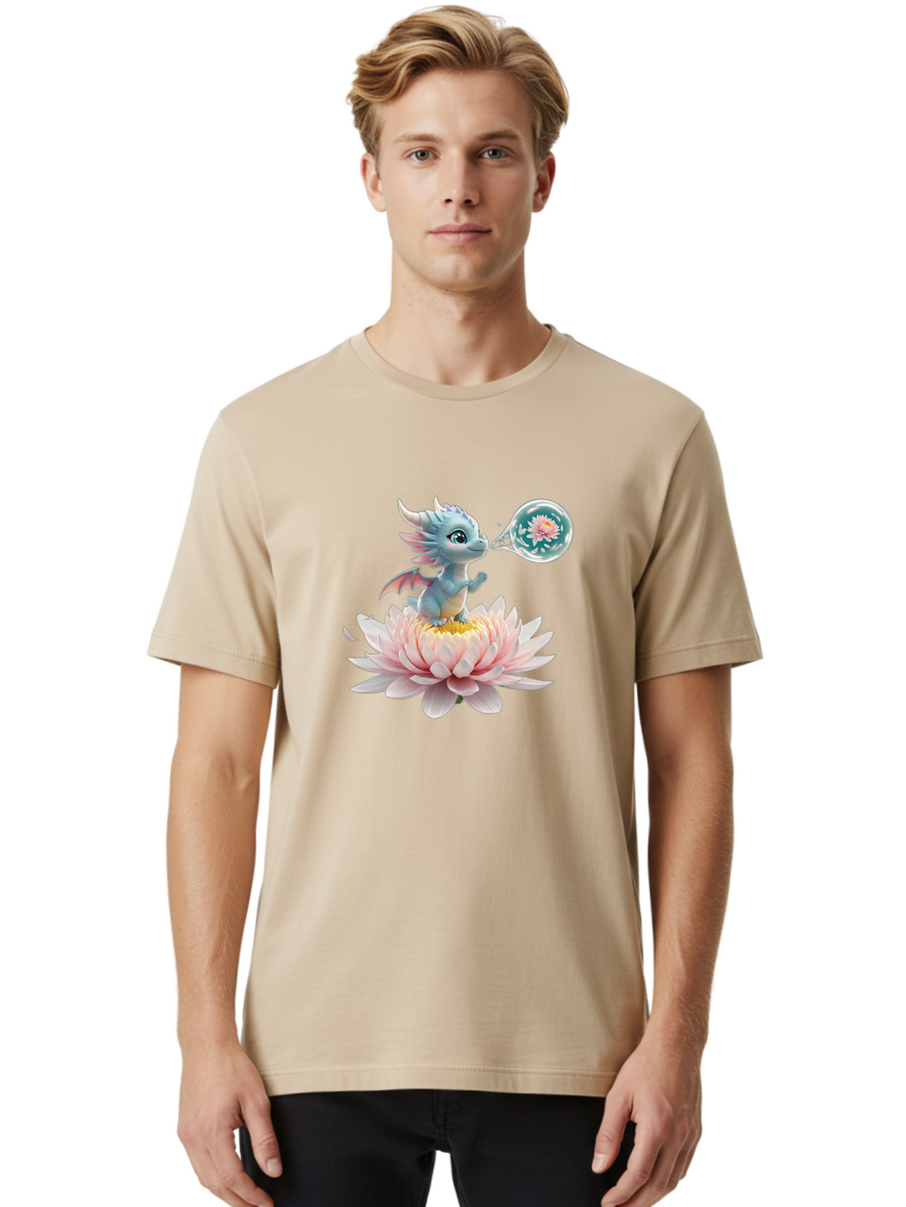 Dragon-On-Lotus Men'S Graphic Tee, 100% Cotton, Comfortable Casual Summer Wear, Machine Washable, Vintage Camera, Old Camera, Antique Camera, Black Camera, Classic Photography, Photography Equipment, Nostalgic Device, Film Camera, Camera Art Bak486