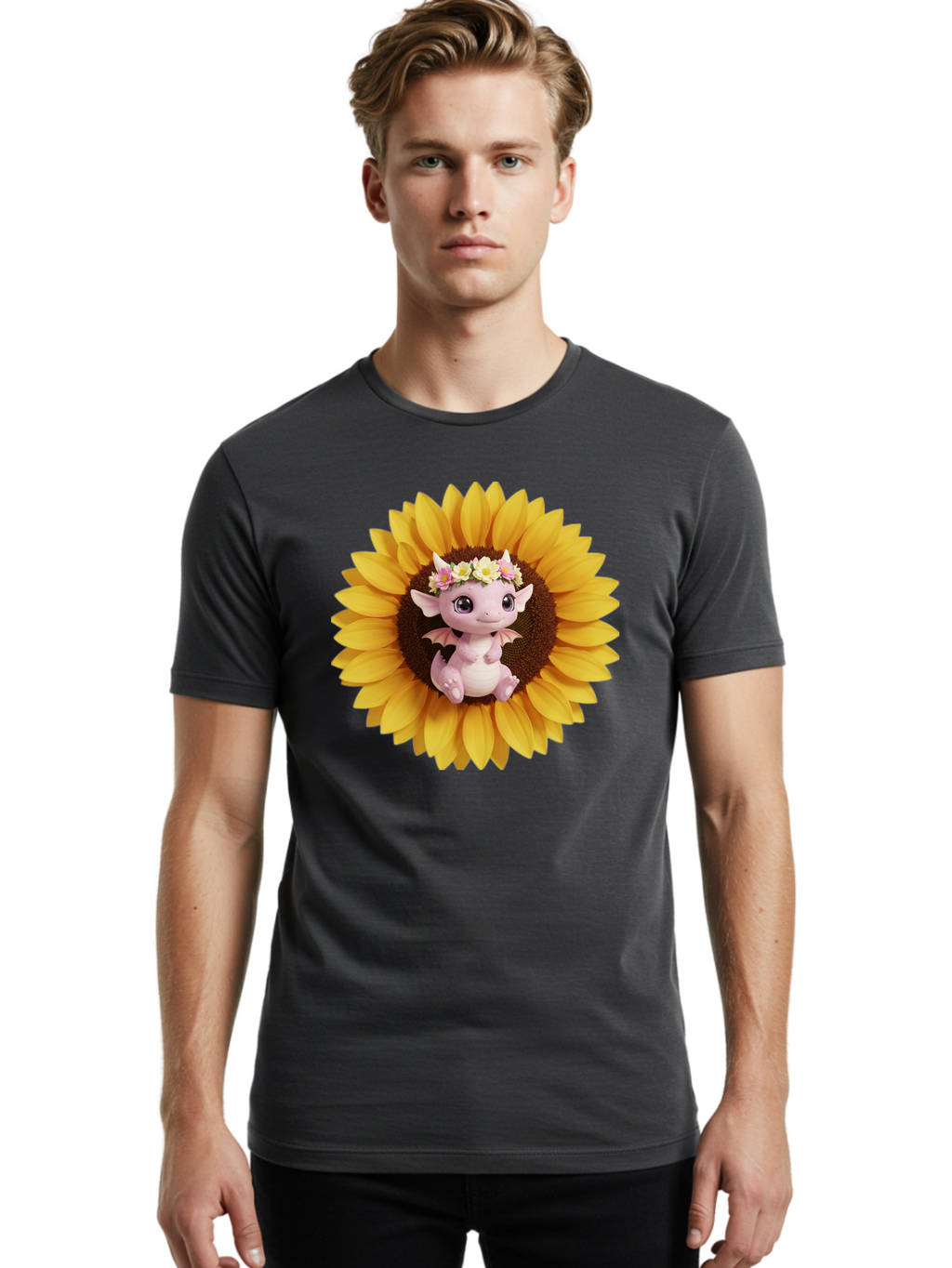 Dragon-On-Sunflower Men'S Graphic Tee, 100% Cotton, Comfortable Casual Summer Wear, Machine Washable, Vintage Camera, Old Camera, Antique Camera, Black Camera, Classic Photography, Photography Equipment, Nostalgic Device, Film Camera, Bak487