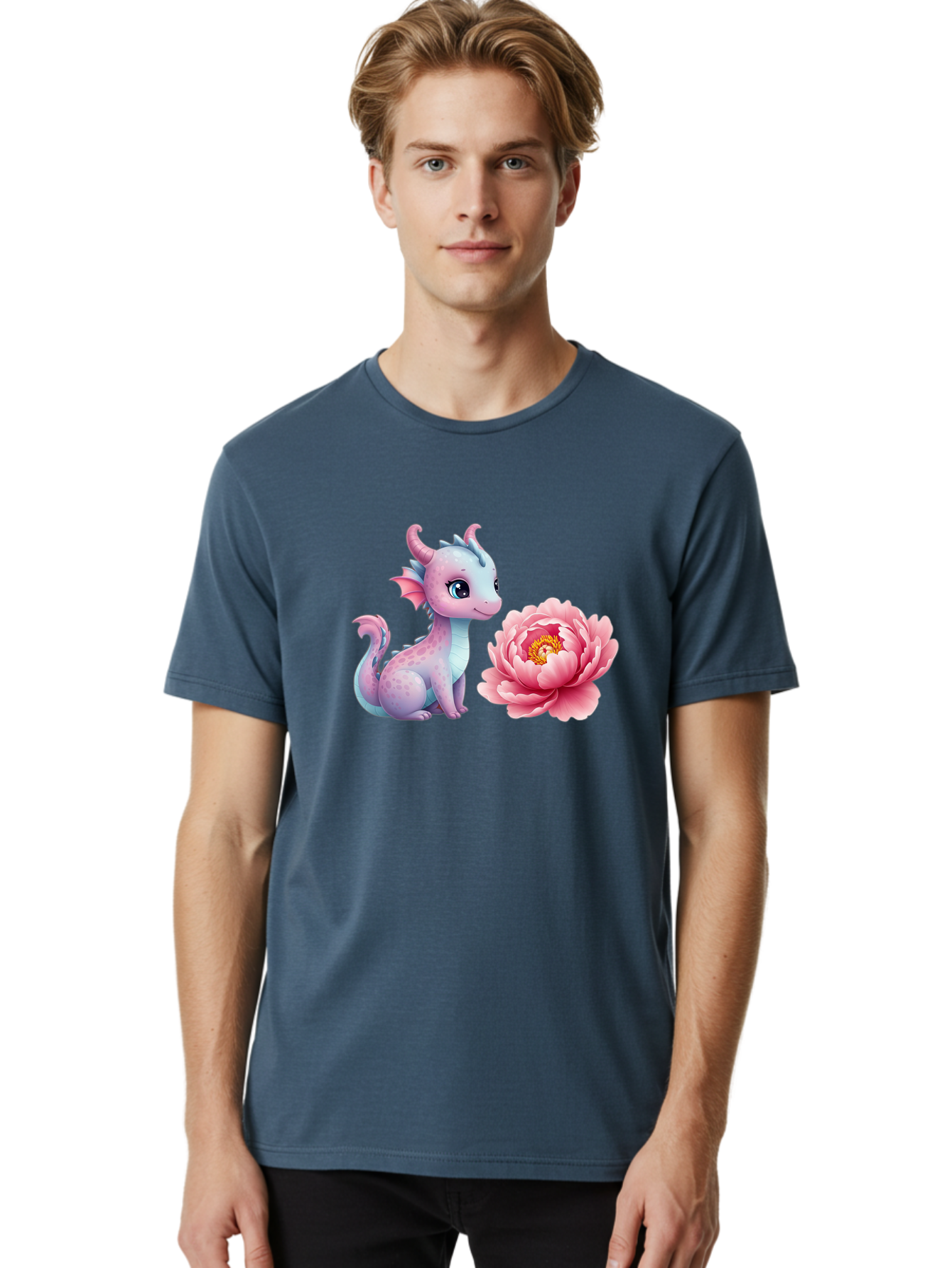 Dragon-With-Flower Men'S Graphic Tee, 100% Cotton, Comfortable Casual Summer Wear, Machine Washable, Vintage Camera, Old Camera, Antique Camera, Black Camera, Classic Photography, Photography Equipment, Nostalgic Device, Film Camera, Bak496