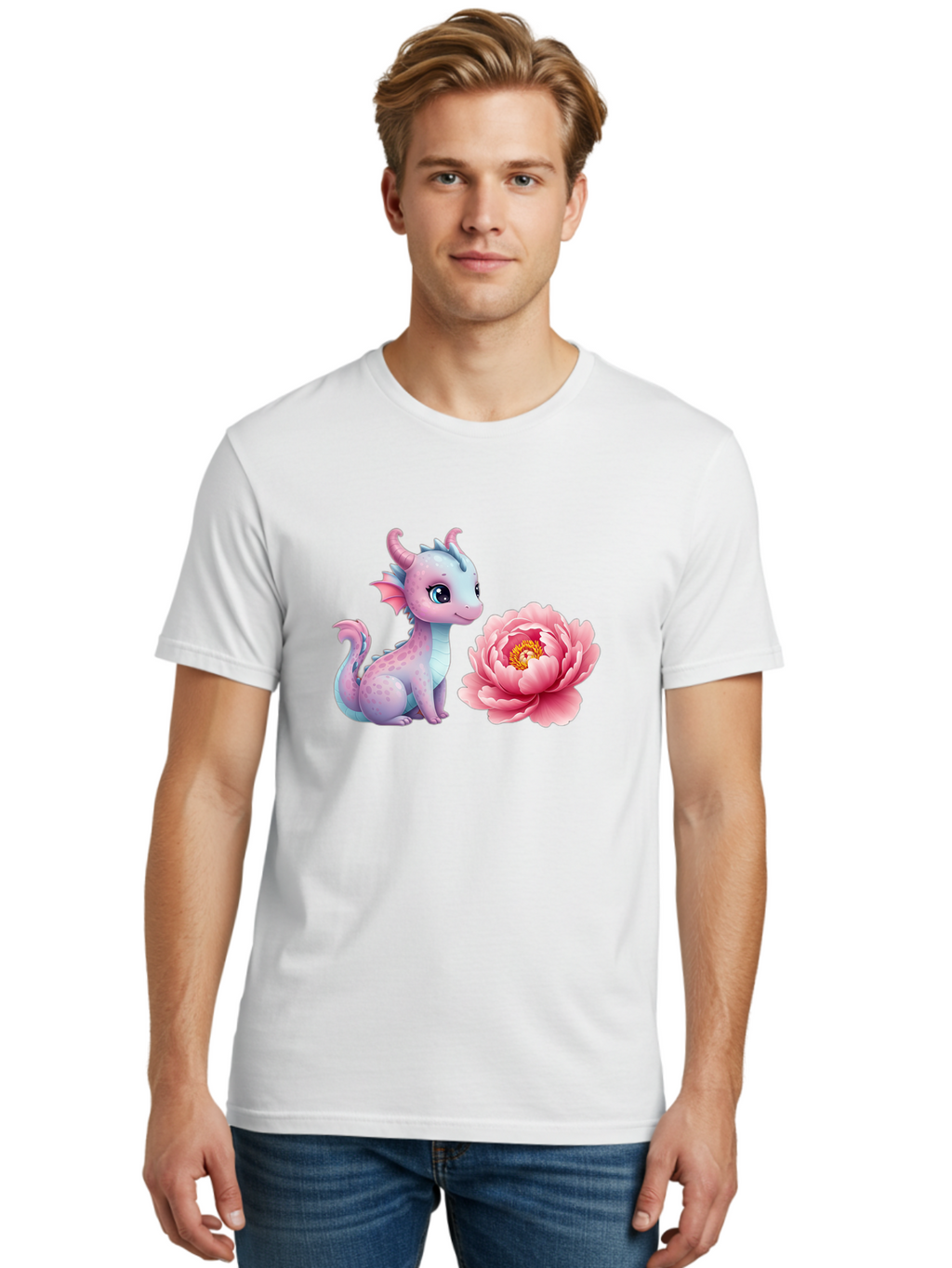 Dragon-With-Flower Men'S Graphic Tee, 100% Cotton, Comfortable Casual Summer Wear, Machine Washable, Vintage Camera, Old Camera, Antique Camera, Black Camera, Classic Photography, Photography Equipment, Nostalgic Device, Film Camera, Bak496