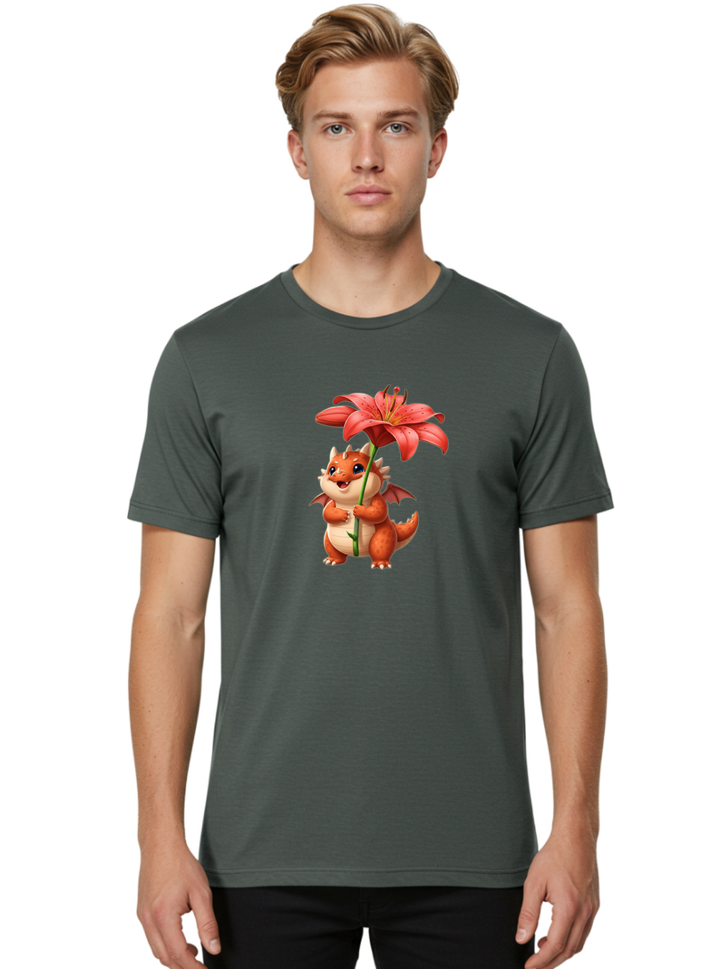 Dragon-With-Lily Men'S Graphic Tee, 100% Cotton, Comfortable Casual Summer Wear, Machine Washable, Vintage Camera, Old Camera, Antique Camera, Black Camera, Classic Photography, Photography Equipment, Nostalgic Device, Film Camera, Camera Art Bak498