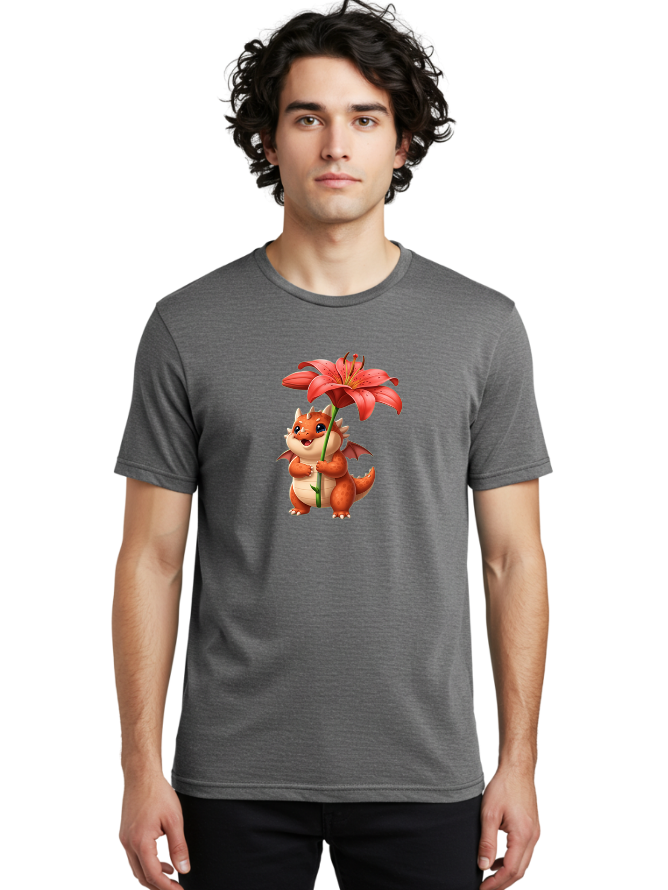 Dragon-With-Lily Men'S Graphic Tee, 100% Cotton, Comfortable Casual Summer Wear, Machine Washable, Vintage Camera, Old Camera, Antique Camera, Black Camera, Classic Photography, Photography Equipment, Nostalgic Device, Film Camera, Camera Art Bak498