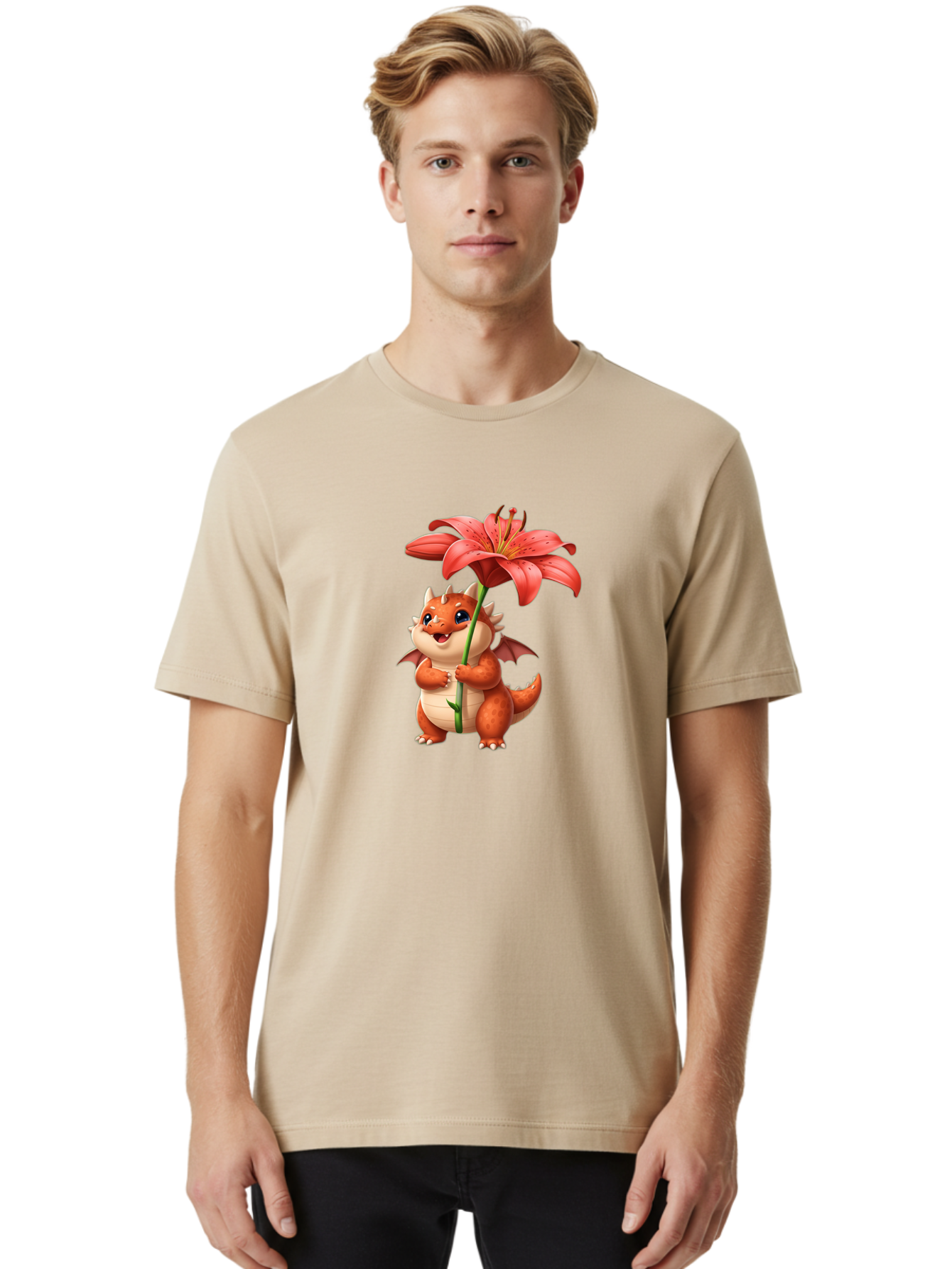 Dragon-With-Lily Men'S Graphic Tee, 100% Cotton, Comfortable Casual Summer Wear, Machine Washable, Vintage Camera, Old Camera, Antique Camera, Black Camera, Classic Photography, Photography Equipment, Nostalgic Device, Film Camera, Camera Art Bak498