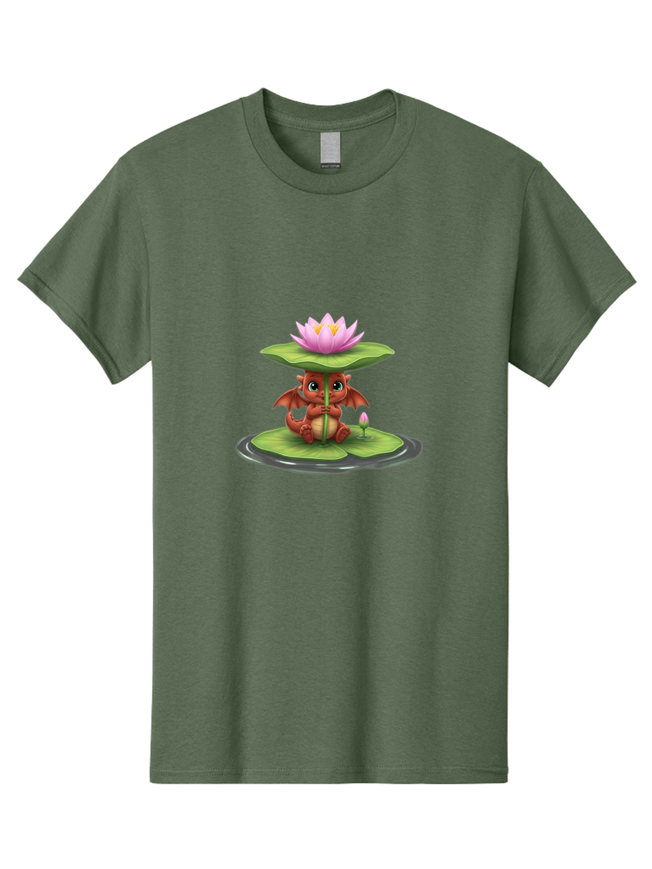 Dragon-With-Water-Lily Men'S Graphic Tee, 100% Cotton, Comfortable Casual Summer Wear, Machine Washable, Vintage Camera, Old Camera, Antique Camera, Black Camera, Classic Photography, Photography Equipment, Nostalgic Device, Film Camera, Bak499