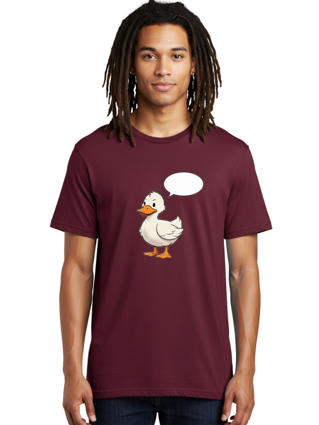 Duck-With-Speech-Bubble Men'S Graphic Tee, 100% Cotton, Comfortable Casual Summer Wear, Machine Washable, Vintage Camera, Old Camera, Antique Camera, Black Camera, Classic Photography, Photography Equipment, Nostalgic Device, Film Camera, Bak503