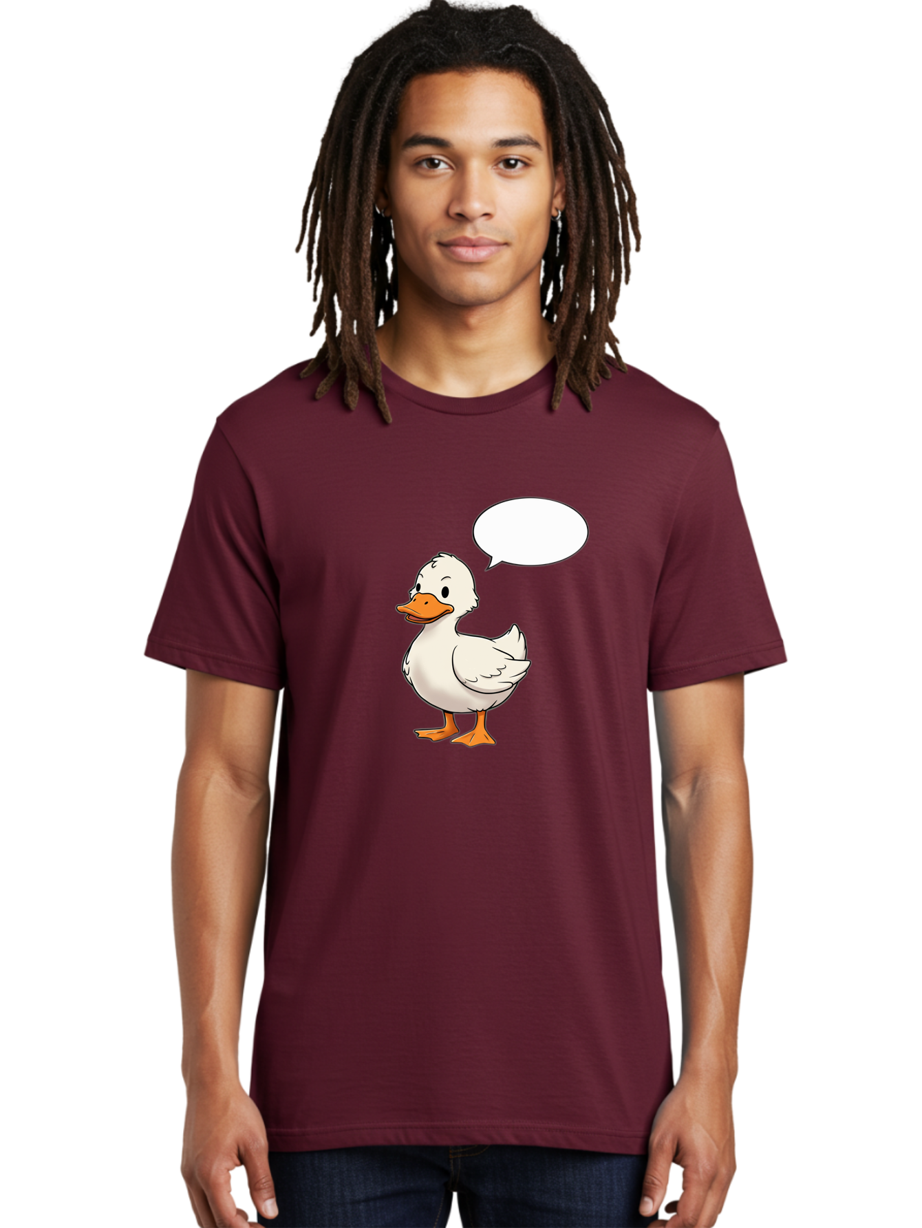 Duck-With-Speech-Bubble Men'S Graphic Tee, 100% Cotton, Comfortable Casual Summer Wear, Machine Washable, Vintage Camera, Old Camera, Antique Camera, Black Camera, Classic Photography, Photography Equipment, Nostalgic Device, Film Camera, Bak503
