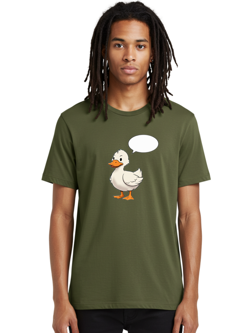 Duck-With-Speech-Bubble Men'S Graphic Tee, 100% Cotton, Comfortable Casual Summer Wear, Machine Washable, Vintage Camera, Old Camera, Antique Camera, Black Camera, Classic Photography, Photography Equipment, Nostalgic Device, Film Camera, Bak503