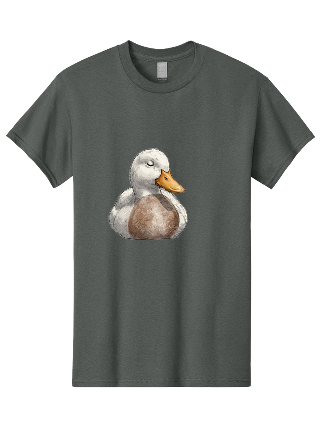 Duck Men'S Graphic Tee, 100% Cotton, Comfortable Casual Summer Wear, Machine Washable, Vintage Camera, Old Camera, Antique Camera, Black Camera, Classic Photography, Photography Equipment, Nostalgic Device, Film Camera, Camera Art Bak504