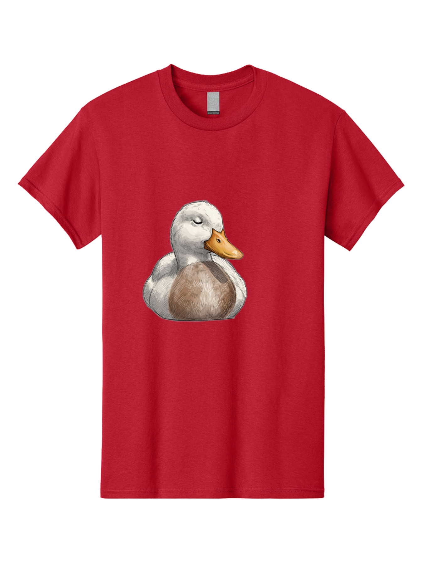 Duck Men'S Graphic Tee, 100% Cotton, Comfortable Casual Summer Wear, Machine Washable, Vintage Camera, Old Camera, Antique Camera, Black Camera, Classic Photography, Photography Equipment, Nostalgic Device, Film Camera, Camera Art Bak504