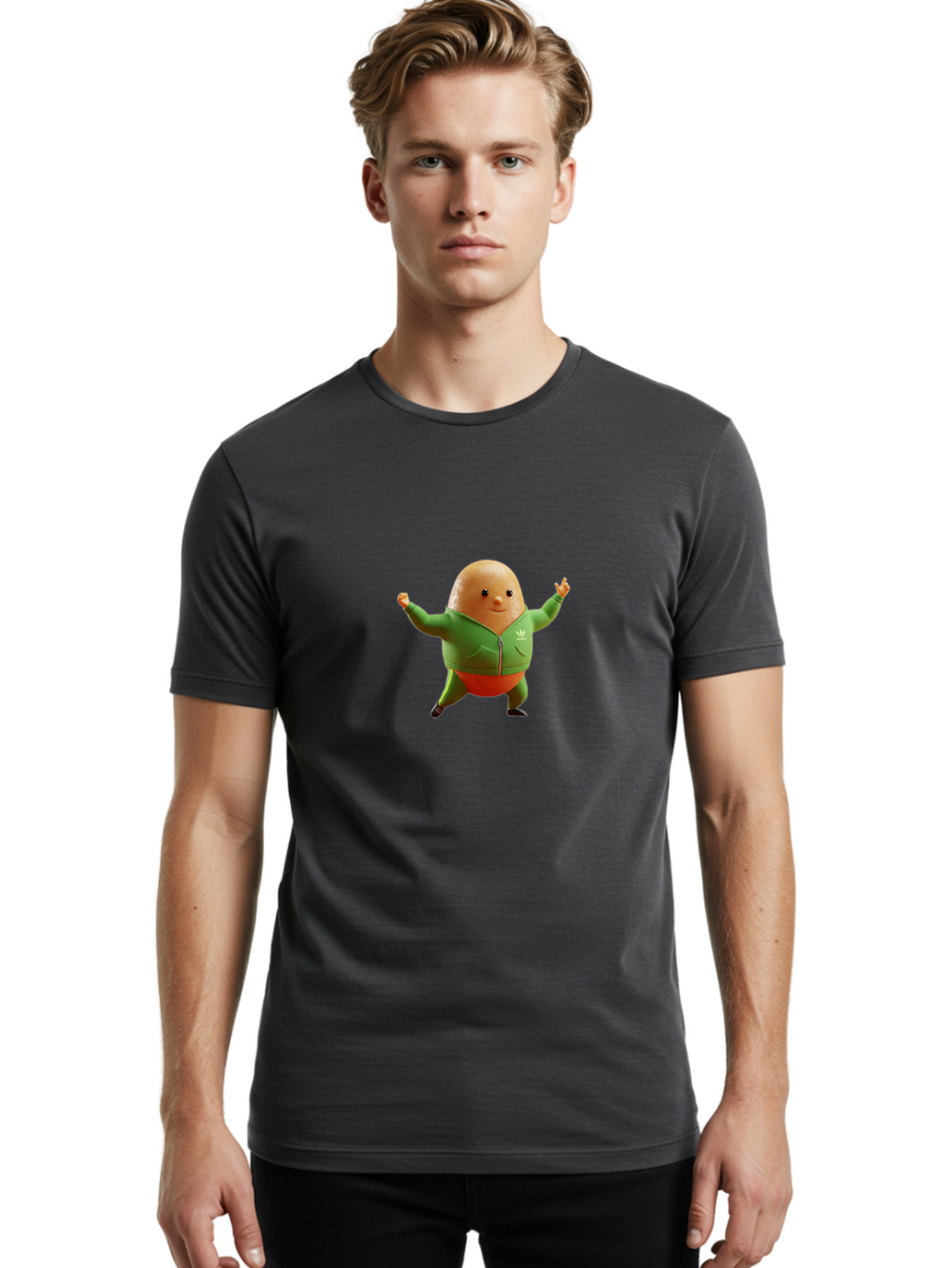 Egg-Character-1 Men'S Graphic Tee, 100% Cotton, Comfortable Casual Summer Wear, Machine Washable, Vintage Camera, Old Camera, Antique Camera, Black Camera, Classic Photography, Photography Equipment, Nostalgic Device, Film Camera, Camera Art Bak509