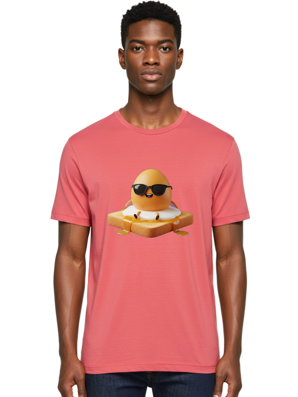 Egg-Character-On-Toast Men'S Graphic Tee, 100% Cotton, Comfortable Casual Summer Wear, Machine Washable, Vintage Camera, Old Camera, Antique Camera, Black Camera, Classic Photography, Photography Equipment, Nostalgic Device, Film Camera, Bak511