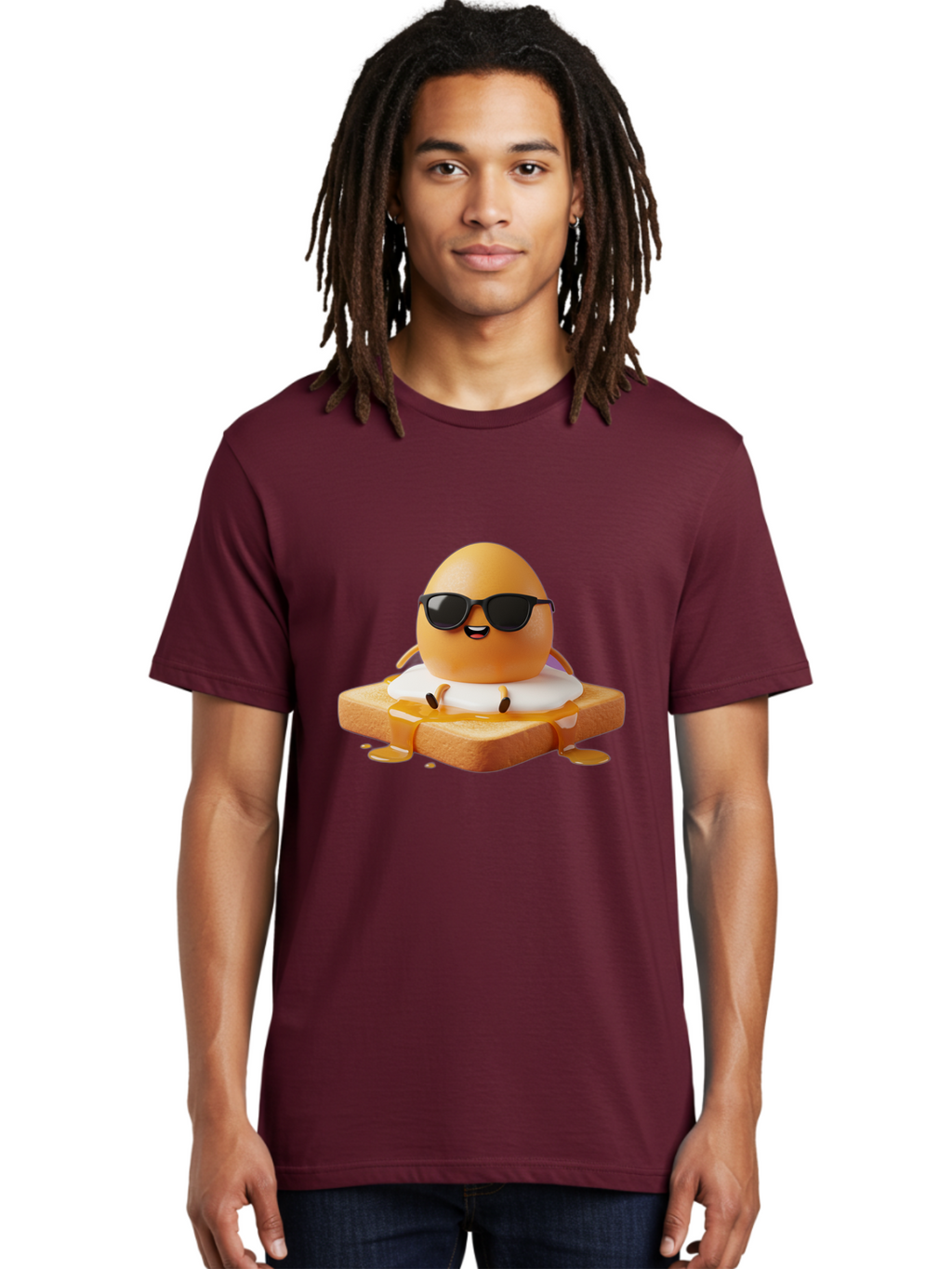 Egg-Character-On-Toast Men'S Graphic Tee, 100% Cotton, Comfortable Casual Summer Wear, Machine Washable, Vintage Camera, Old Camera, Antique Camera, Black Camera, Classic Photography, Photography Equipment, Nostalgic Device, Film Camera, Bak511