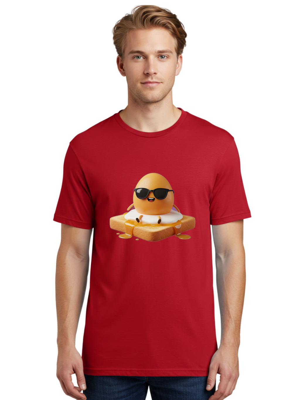 Egg-Character-On-Toast Men'S Graphic Tee, 100% Cotton, Comfortable Casual Summer Wear, Machine Washable, Vintage Camera, Old Camera, Antique Camera, Black Camera, Classic Photography, Photography Equipment, Nostalgic Device, Film Camera, Bak511
