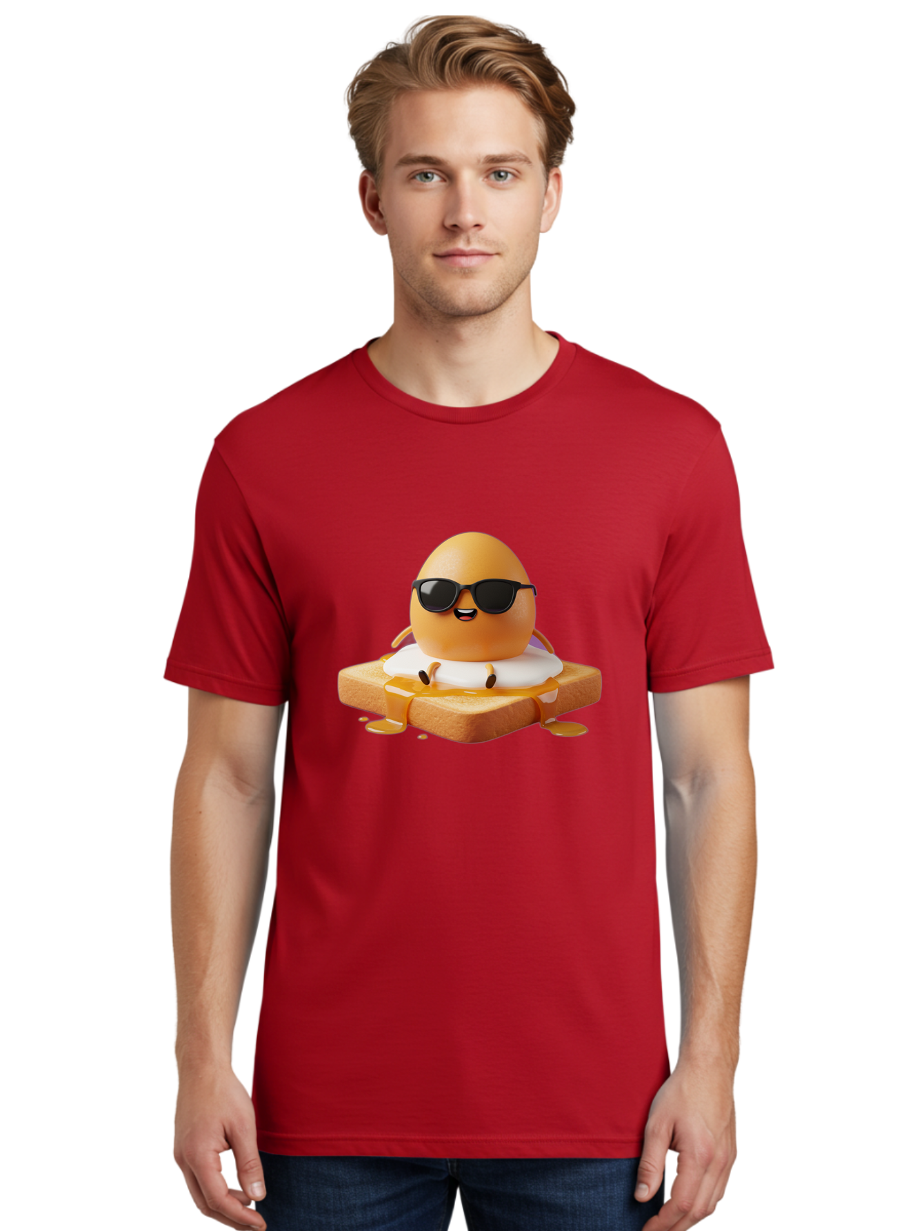 Egg-Character-On-Toast Men'S Graphic Tee, 100% Cotton, Comfortable Casual Summer Wear, Machine Washable, Vintage Camera, Old Camera, Antique Camera, Black Camera, Classic Photography, Photography Equipment, Nostalgic Device, Film Camera, Bak511