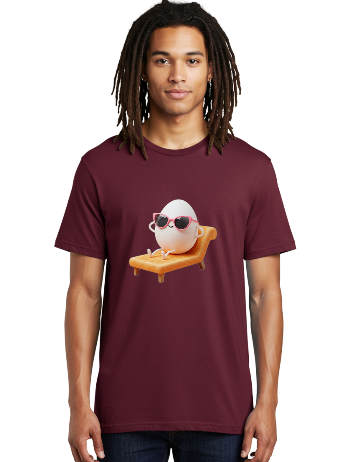 Egg-In-Sunglasses Men'S Graphic Tee, 100% Cotton, Comfortable Casual Summer Wear, Machine Washable, Vintage Camera, Old Camera, Antique Camera, Black Camera, Classic Photography, Photography Equipment, Nostalgic Device, Film Camera, Camera Art Bak515