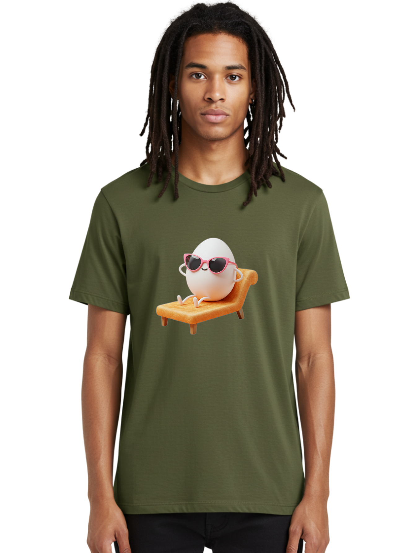 Egg-In-Sunglasses Men'S Graphic Tee, 100% Cotton, Comfortable Casual Summer Wear, Machine Washable, Vintage Camera, Old Camera, Antique Camera, Black Camera, Classic Photography, Photography Equipment, Nostalgic Device, Film Camera, Camera Art Bak515