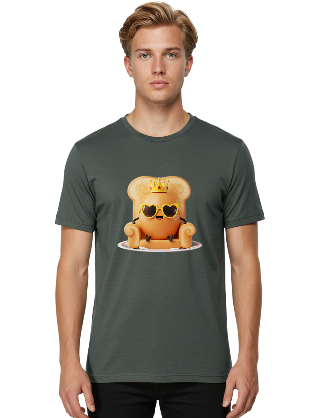 Egg-On-Toast-Throne Men'S Graphic Tee, 100% Cotton, Comfortable Casual Summer Wear, Machine Washable, Vintage Camera, Old Camera, Antique Camera, Black Camera, Classic Photography, Photography Equipment, Nostalgic Device, Film Camera, Bak519