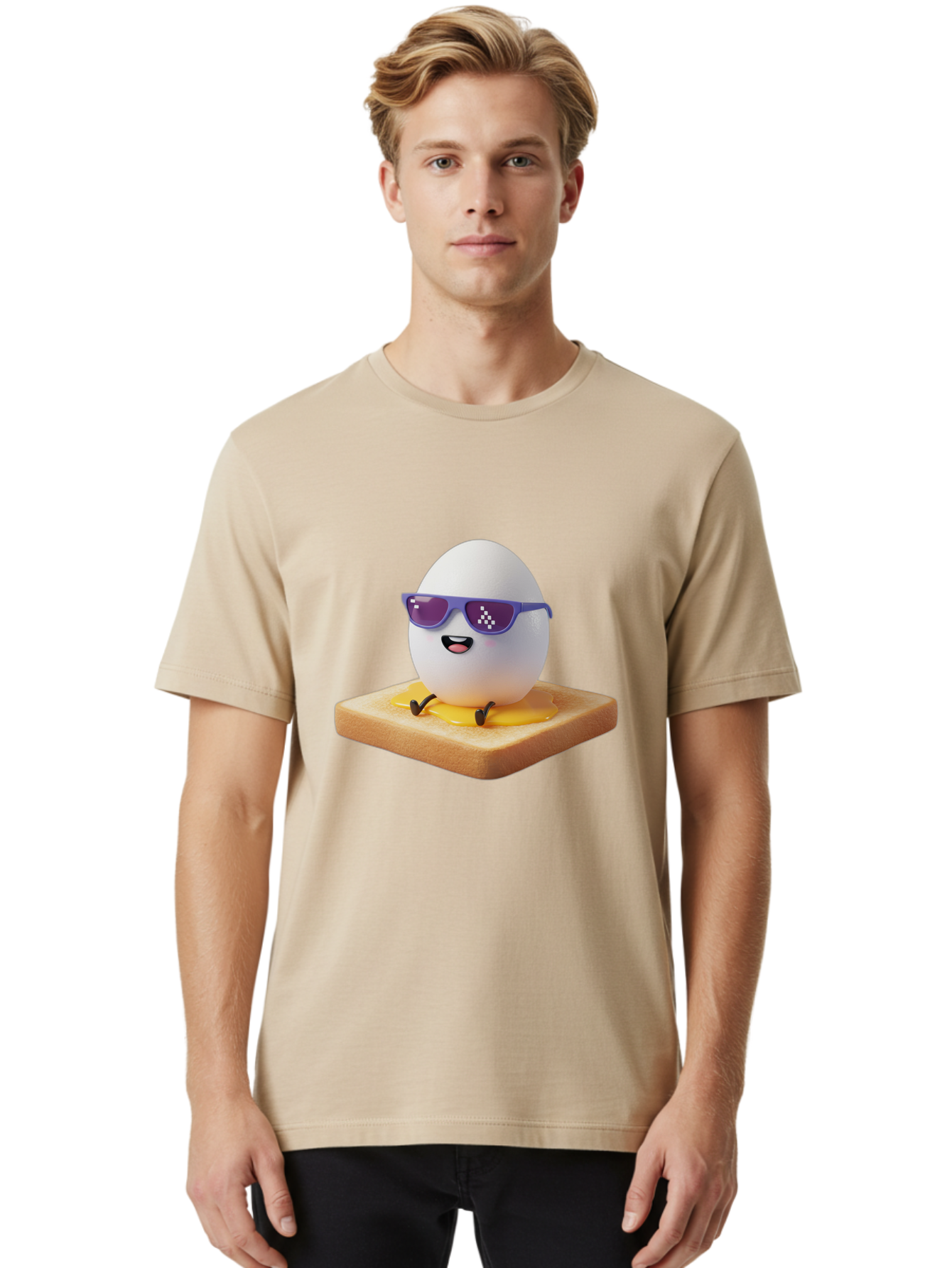 Egg-With-Sunglasses-On-Toast Men'S Graphic Tee, 100% Cotton, Comfortable Casual Summer Wear, Machine Washable, Vintage Camera, Old Camera, Antique Camera, Black Camera, Classic Photography, Photography Equipment, Nostalgic Device, Film Camera, Bak522