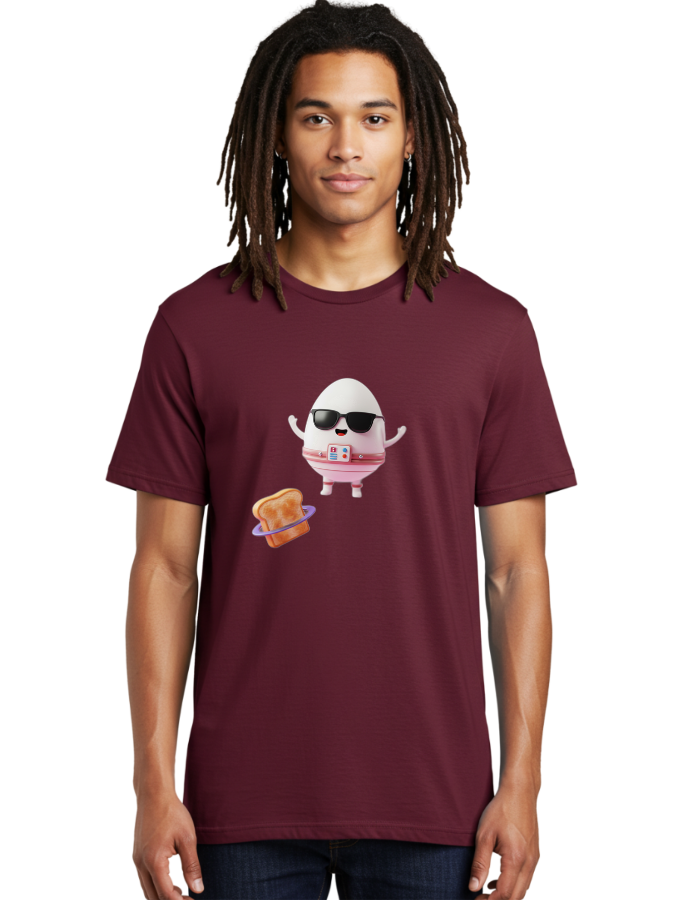 Egg-With-Sunglasses Men'S Graphic Tee, 100% Cotton, Comfortable Casual Summer Wear, Machine Washable, Vintage Camera, Old Camera, Antique Camera, Black Camera, Classic Photography, Photography Equipment, Nostalgic Device, Film Camera, Bak523