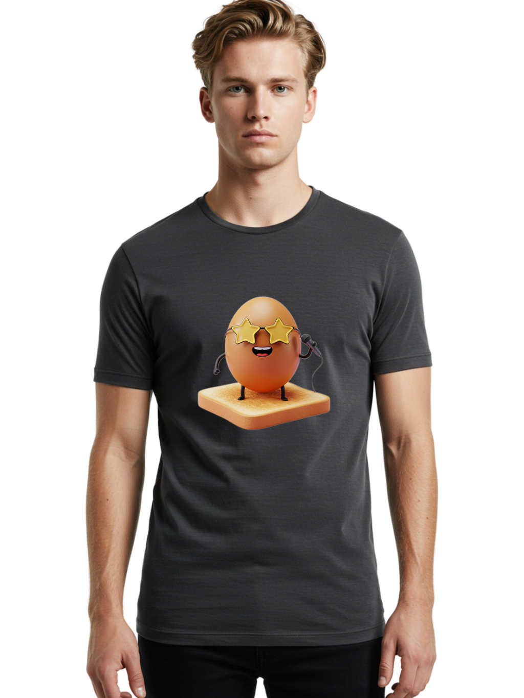 Eggstar Men'S Graphic Tee, 100% Cotton, Comfortable Casual Summer Wear, Machine Washable, Vintage Camera, Old Camera, Antique Camera, Black Camera, Classic Photography, Photography Equipment, Nostalgic Device, Film Camera, Camera Art Bak524