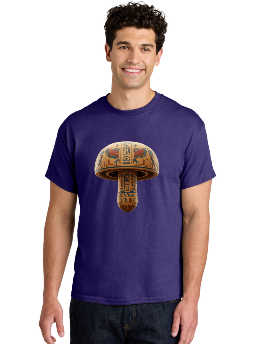 Egyptian-Mushroom Men'S Graphic Tee, 100% Cotton, Comfortable Casual Summer Wear, Machine Washable, Vintage Camera, Old Camera, Antique Camera, Black Camera, Classic Photography, Photography Equipment, Nostalgic Device, Film Camera, Camera Art Bak525