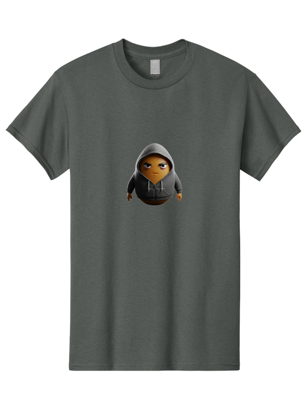 Emoji-Face-In-Hoodie Men'S Graphic Tee, 100% Cotton, Comfortable Casual Summer Wear, Machine Washable, Vintage Camera, Old Camera, Antique Camera, Black Camera, Classic Photography, Photography Equipment, Nostalgic Device, Film Camera, Bak526