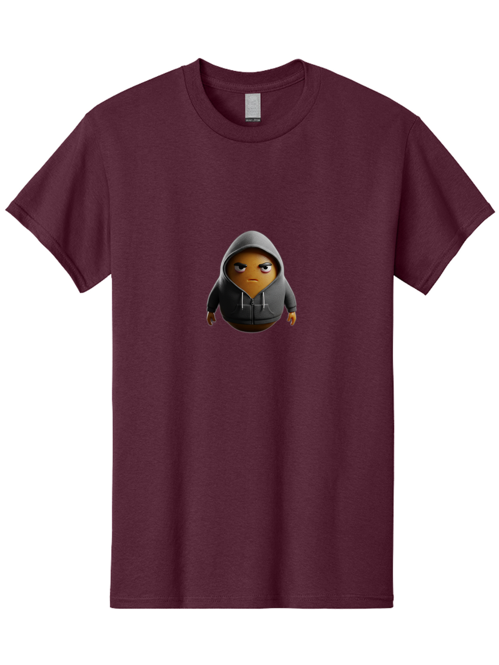 Emoji-Face-In-Hoodie Men'S Graphic Tee, 100% Cotton, Comfortable Casual Summer Wear, Machine Washable, Vintage Camera, Old Camera, Antique Camera, Black Camera, Classic Photography, Photography Equipment, Nostalgic Device, Film Camera, Bak526
