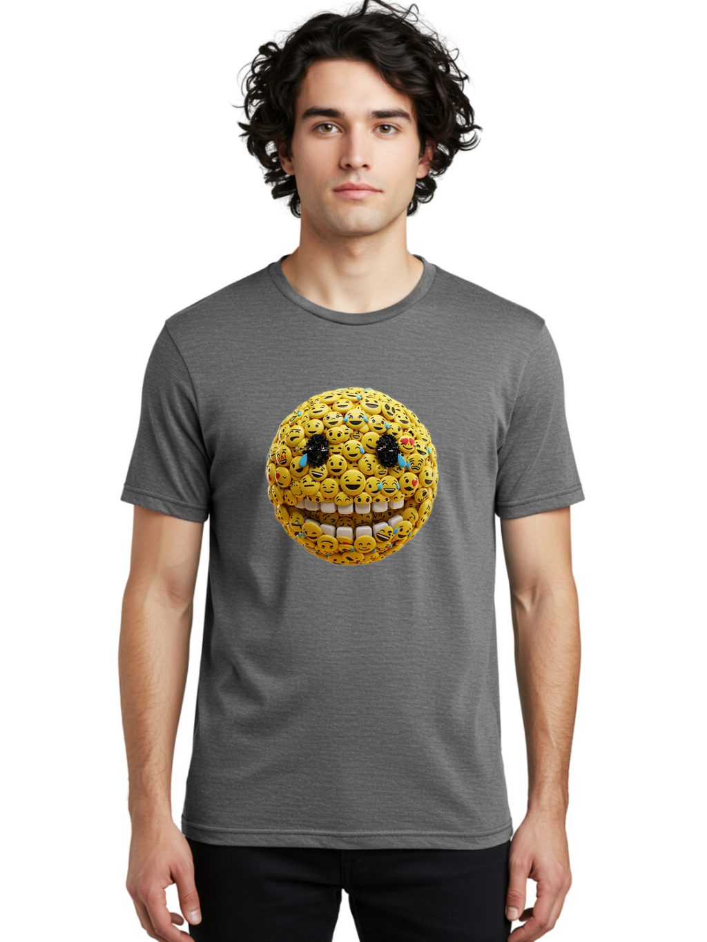 Emoji-Face Men'S Graphic Tee, 100% Cotton, Comfortable Casual Summer Wear, Machine Washable, Vintage Camera, Old Camera, Antique Camera, Black Camera, Classic Photography, Photography Equipment, Nostalgic Device, Film Camera, Camera Art Bak527