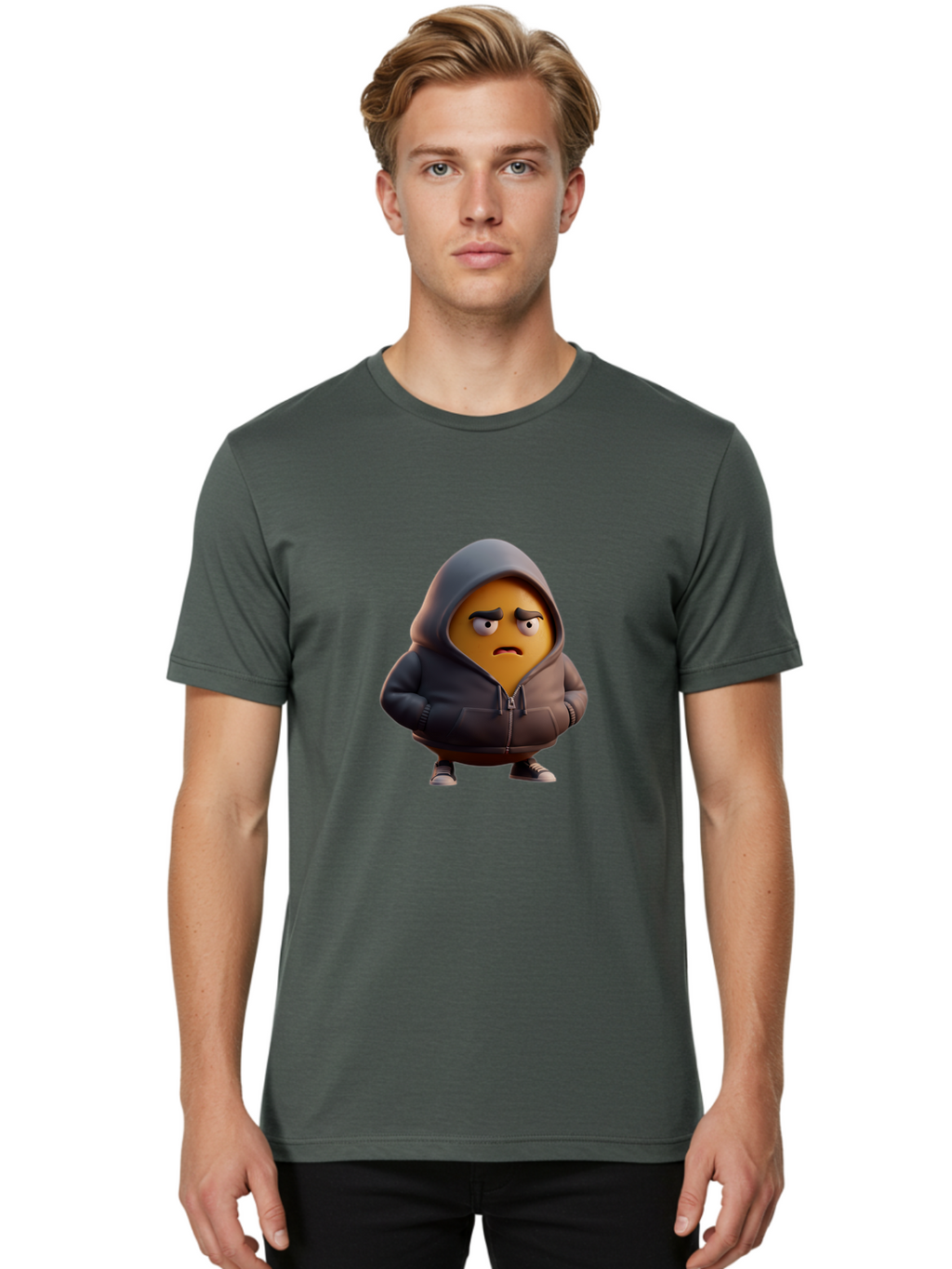 Emoji Men'S Graphic Tee, 100% Cotton, Comfortable Casual Summer Wear, Machine Washable, Vintage Camera, Old Camera, Antique Camera, Black Camera, Classic Photography, Photography Equipment, Nostalgic Device, Film Camera, Camera Art Bak529