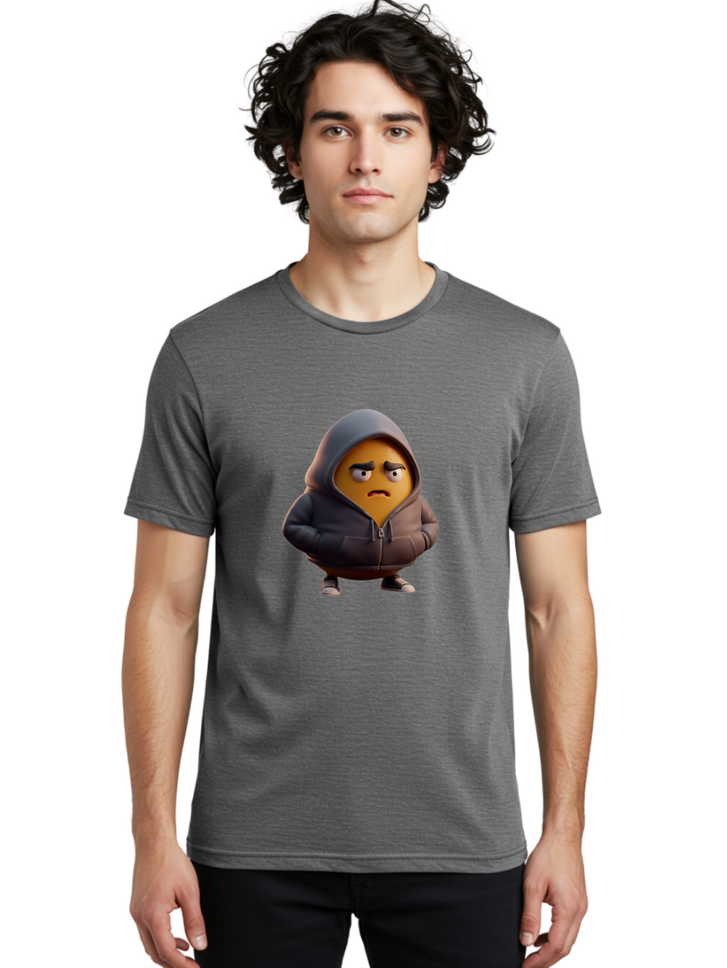 Emoji Men'S Graphic Tee, 100% Cotton, Comfortable Casual Summer Wear, Machine Washable, Vintage Camera, Old Camera, Antique Camera, Black Camera, Classic Photography, Photography Equipment, Nostalgic Device, Film Camera, Camera Art Bak529