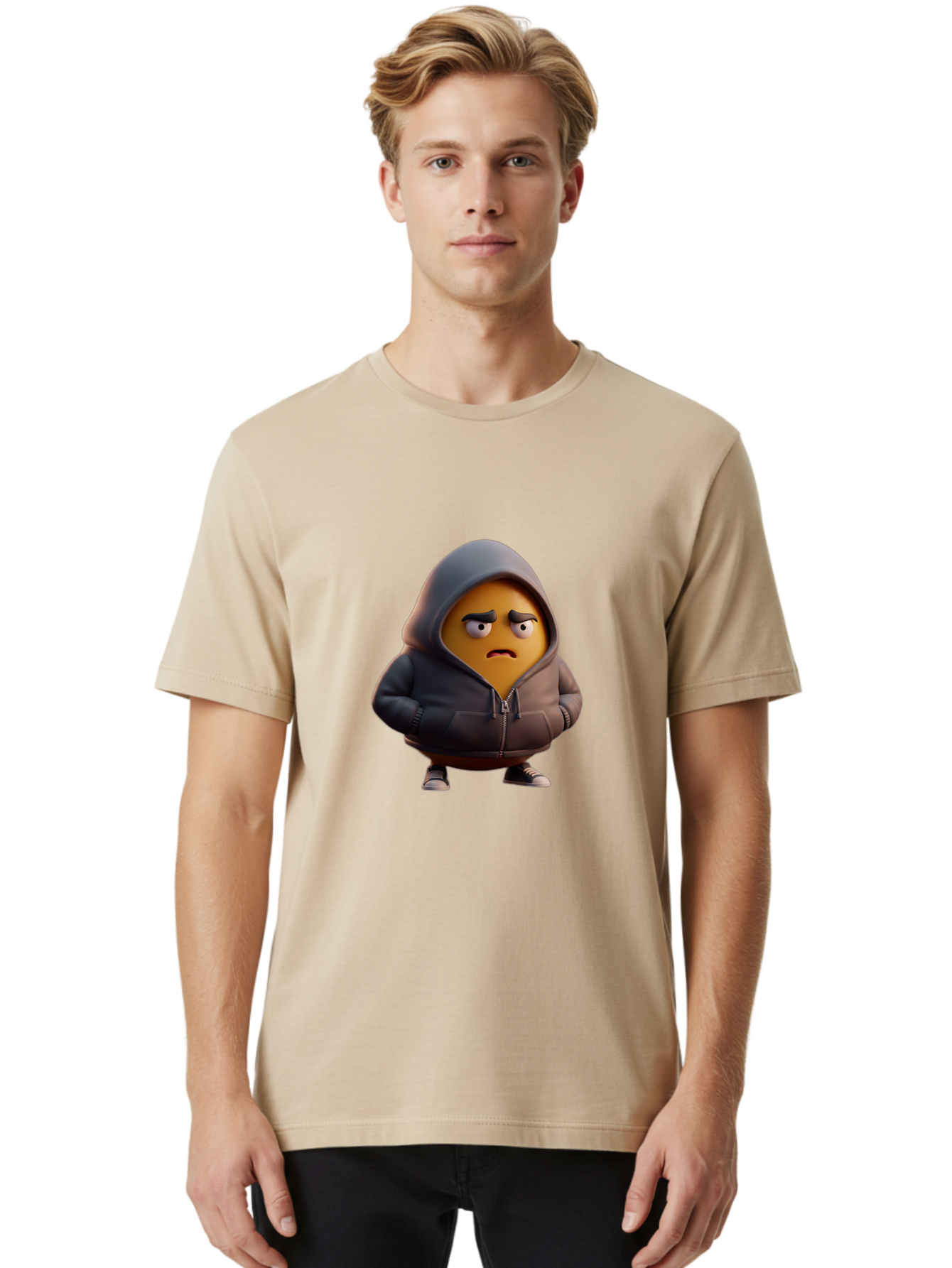 Emoji Men'S Graphic Tee, 100% Cotton, Comfortable Casual Summer Wear, Machine Washable, Vintage Camera, Old Camera, Antique Camera, Black Camera, Classic Photography, Photography Equipment, Nostalgic Device, Film Camera, Camera Art Bak529