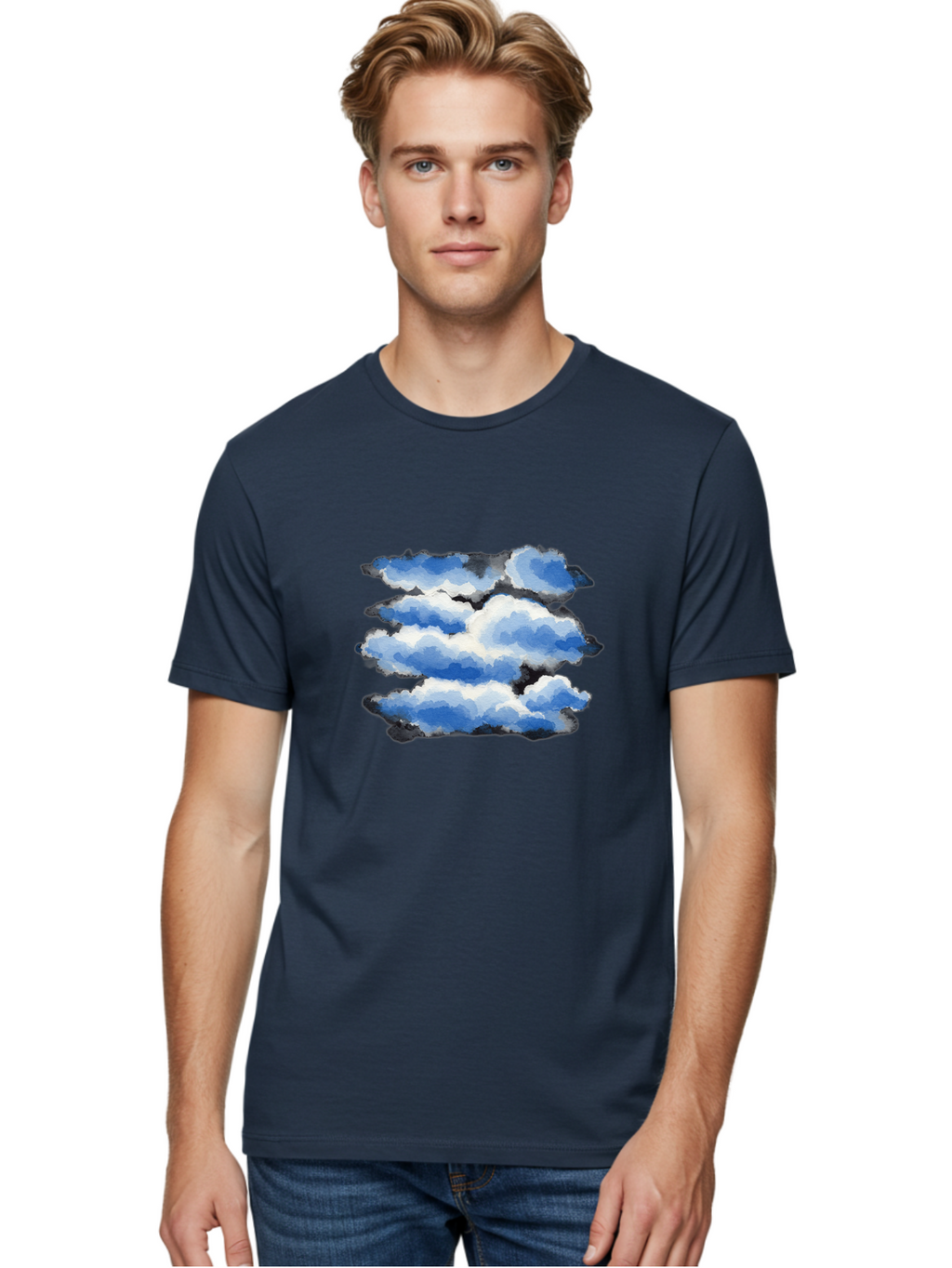 Equals-Clouds Men'S Graphic Tee, 100% Cotton, Comfortable Casual Summer Wear, Machine Washable, Vintage Camera, Old Camera, Antique Camera, Black Camera, Classic Photography, Photography Equipment, Nostalgic Device, Film Camera, Camera Art Bak531