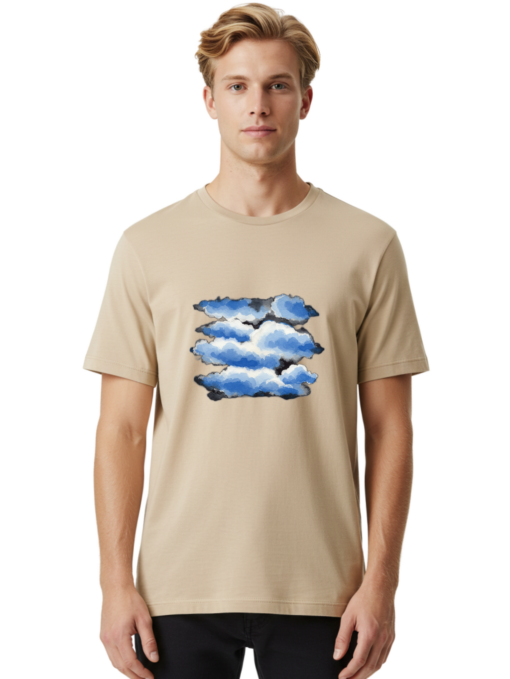 Equals-Clouds Men'S Graphic Tee, 100% Cotton, Comfortable Casual Summer Wear, Machine Washable, Vintage Camera, Old Camera, Antique Camera, Black Camera, Classic Photography, Photography Equipment, Nostalgic Device, Film Camera, Camera Art Bak531
