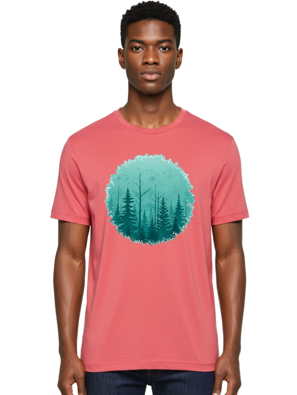 Evergreen-Forest Men'S Graphic Tee, 100% Cotton, Comfortable Casual Summer Wear, Machine Washable, Vintage Camera, Old Camera, Antique Camera, Black Camera, Classic Photography, Photography Equipment, Nostalgic Device, Film Camera, Camera Art Bak533
