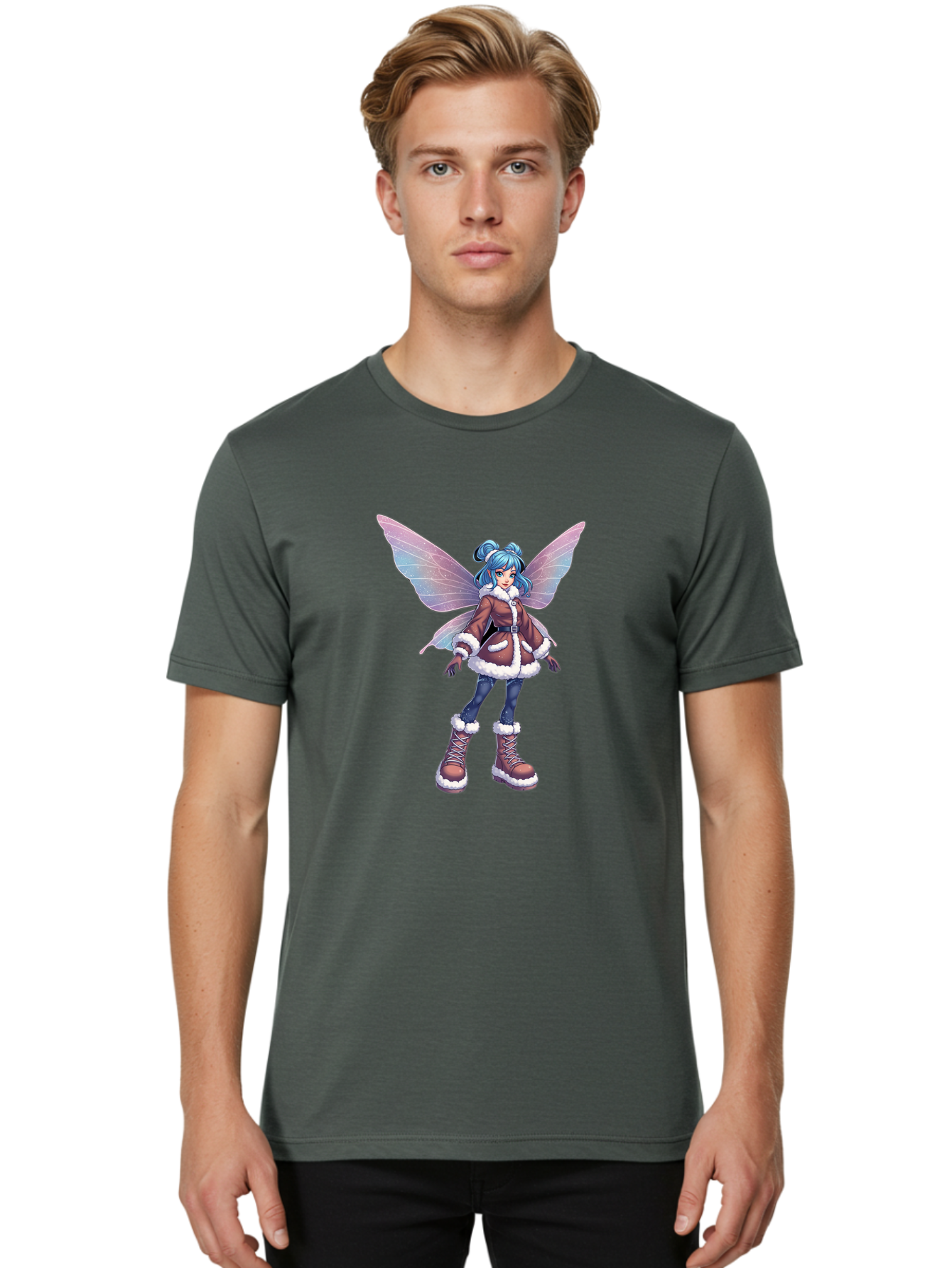 Fairy-Character Men'S Graphic Tee, 100% Cotton, Comfortable Casual Summer Wear, Machine Washable, Vintage Camera, Old Camera, Antique Camera, Black Camera, Classic Photography, Photography Equipment, Nostalgic Device, Film Camera, Camera Art Bak537