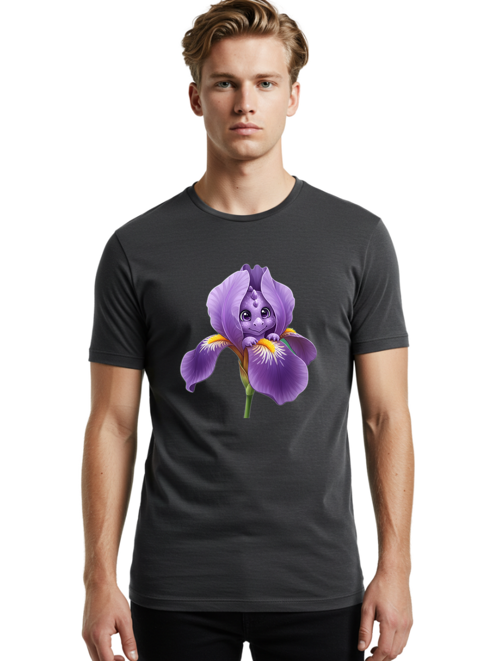 Fairy-Dragon-Iris Men'S Graphic Tee, 100% Cotton, Comfortable Casual Summer Wear, Machine Washable, Vintage Camera, Old Camera, Antique Camera, Black Camera, Classic Photography, Photography Equipment, Nostalgic Device, Film Camera, Camera Art Bak538