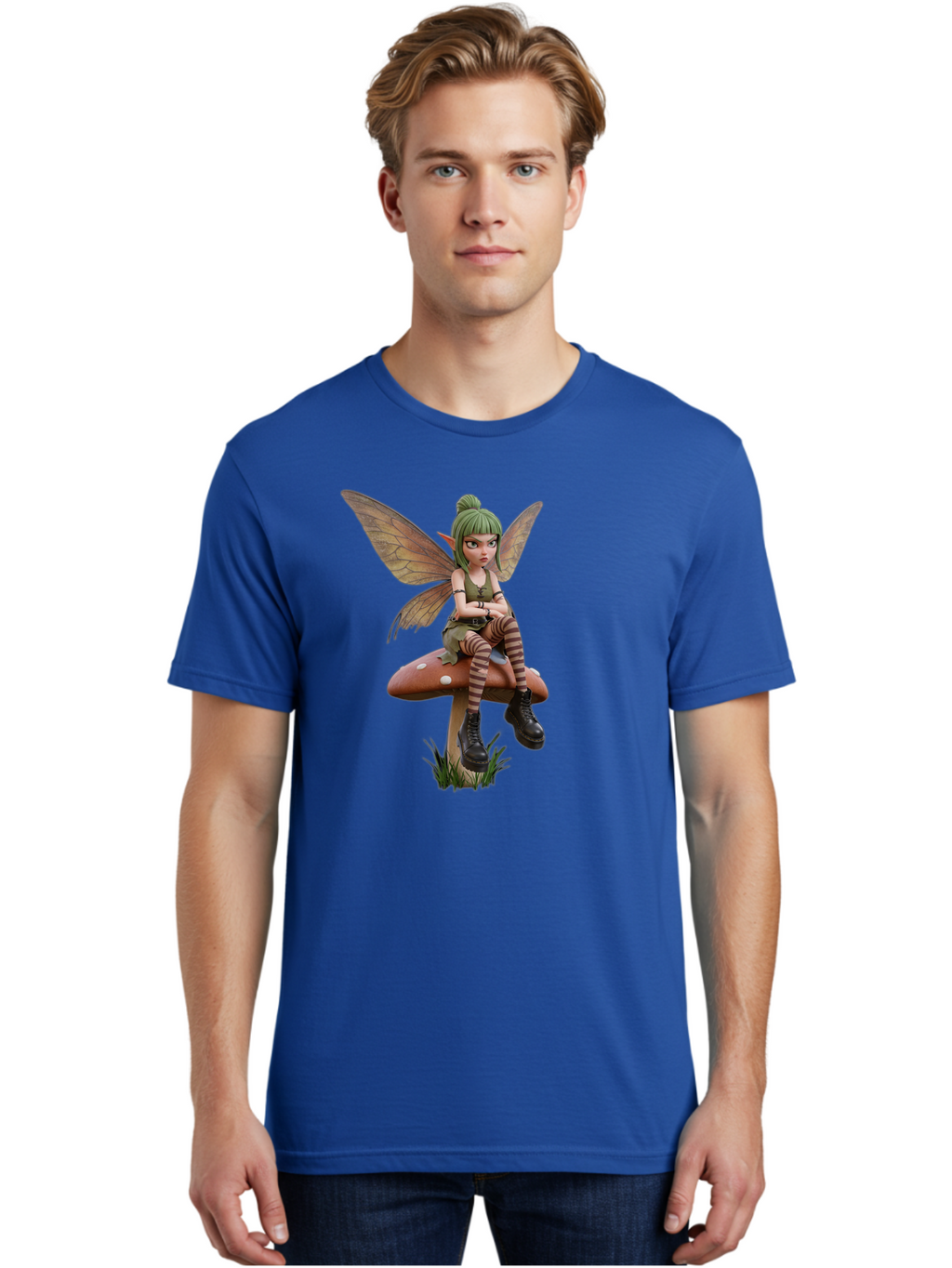 Fairy-On-Mushroom Men'S Graphic Tee, 100% Cotton, Comfortable Casual Summer Wear, Machine Washable, Vintage Camera, Old Camera, Antique Camera, Black Camera, Classic Photography, Photography Equipment, Nostalgic Device, Film Camera, Camera Art Bak540