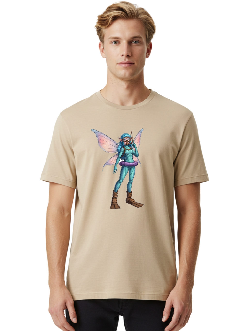 Fairy-Snorkeler Men'S Graphic Tee, 100% Cotton, Comfortable Casual Summer Wear, Machine Washable, Vintage Camera, Old Camera, Antique Camera, Black Camera, Classic Photography, Photography Equipment, Nostalgic Device, Film Camera, Camera Art Bak541