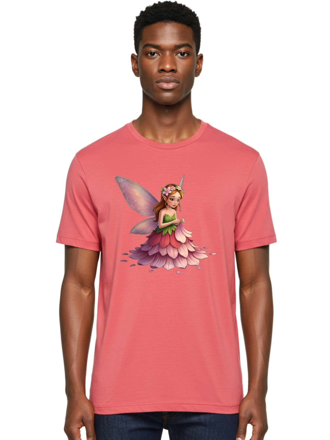 Fairy-With-Unicorn-Horn Men'S Graphic Tee, 100% Cotton, Comfortable Casual Summer Wear, Machine Washable, Vintage Camera, Old Camera, Antique Camera, Black Camera, Classic Photography, Photography Equipment, Nostalgic Device, Film Camera, Bak544