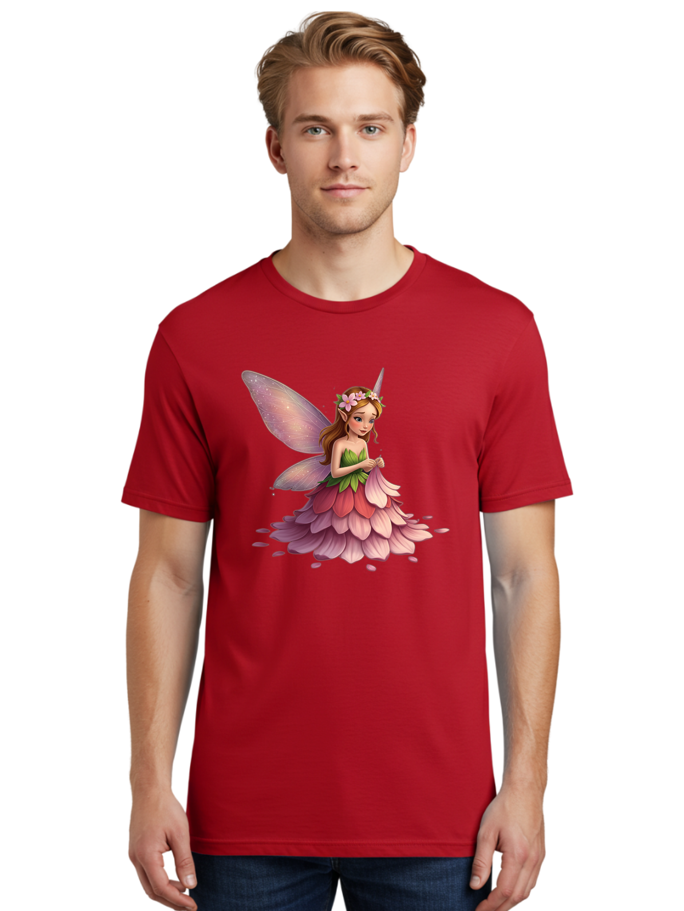 Fairy-With-Unicorn-Horn Men'S Graphic Tee, 100% Cotton, Comfortable Casual Summer Wear, Machine Washable, Vintage Camera, Old Camera, Antique Camera, Black Camera, Classic Photography, Photography Equipment, Nostalgic Device, Film Camera, Bak544