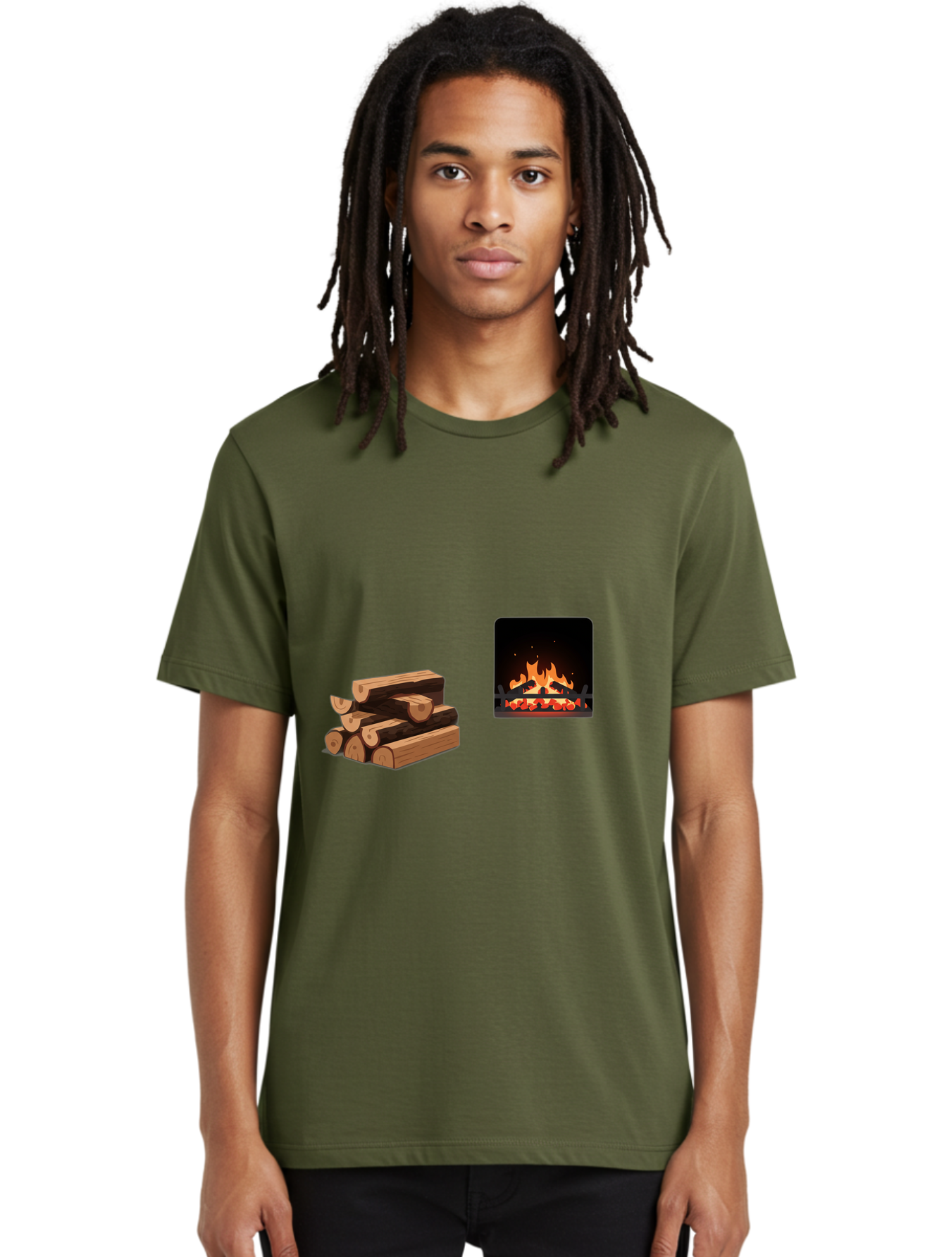 Fireplace-And-Logs Men'S Graphic Tee, 100% Cotton, Comfortable Casual Summer Wear, Machine Washable, Vintage Camera, Old Camera, Antique Camera, Black Camera, Classic Photography, Photography Equipment, Nostalgic Device, Film Camera, Bak547