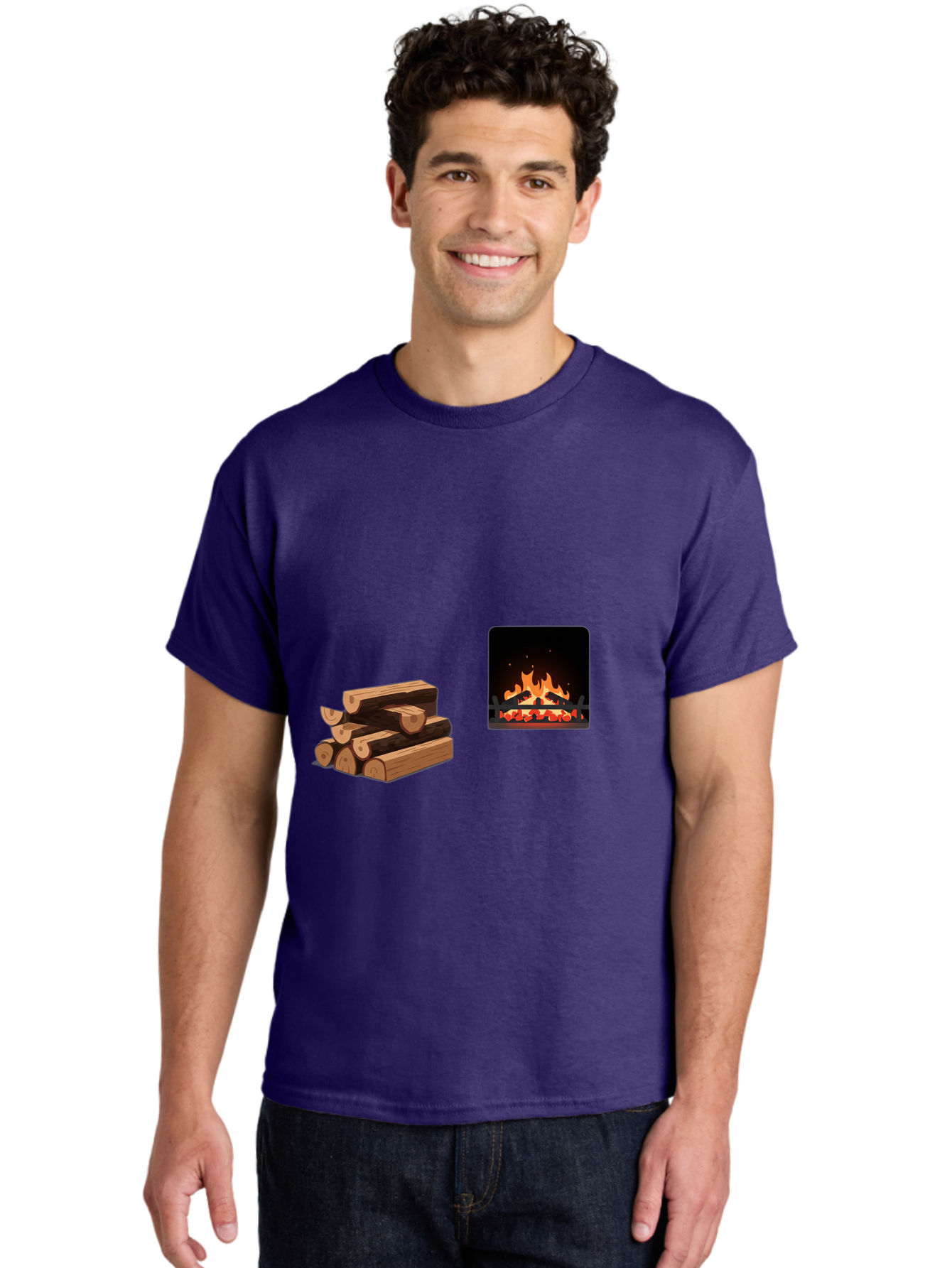 Fireplace-And-Logs Men'S Graphic Tee, 100% Cotton, Comfortable Casual Summer Wear, Machine Washable, Vintage Camera, Old Camera, Antique Camera, Black Camera, Classic Photography, Photography Equipment, Nostalgic Device, Film Camera, Bak547