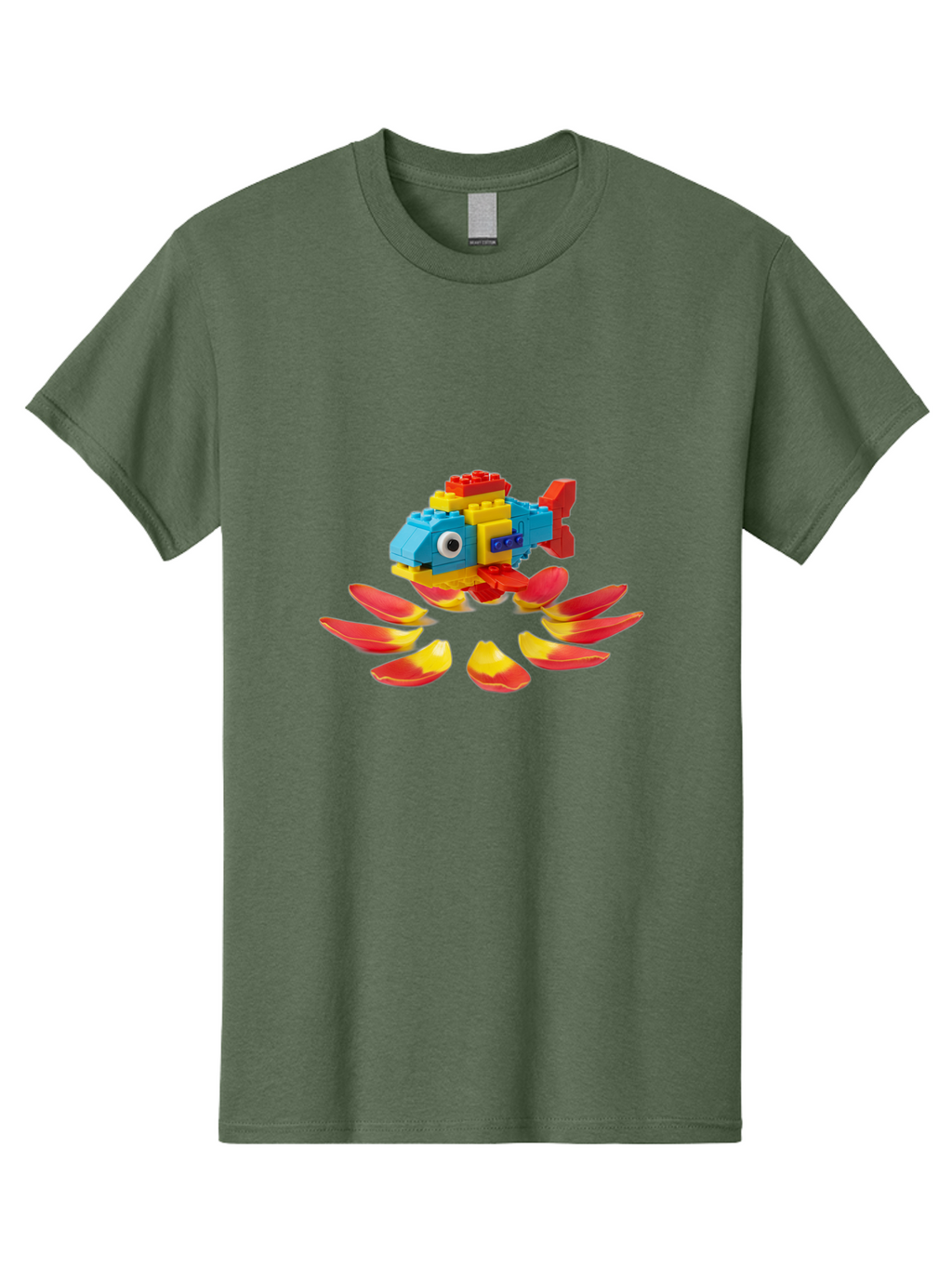 Fish-Building-Blocks Men'S Graphic Tee, 100% Cotton, Comfortable Casual Summer Wear, Machine Washable, Vintage Camera, Old Camera, Antique Camera, Black Camera, Classic Photography, Photography Equipment, Nostalgic Device, Film Camera, Bak549