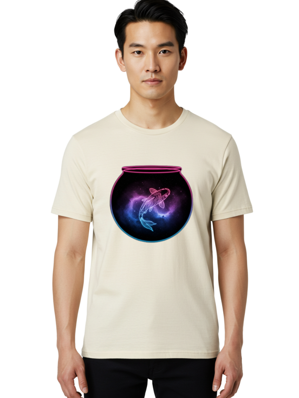 Fish-In-Bowl Men'S Graphic Tee, 100% Cotton, Comfortable Casual Summer Wear, Machine Washable, Vintage Camera, Old Camera, Antique Camera, Black Camera, Classic Photography, Photography Equipment, Nostalgic Device, Film Camera, Camera Art Bak550