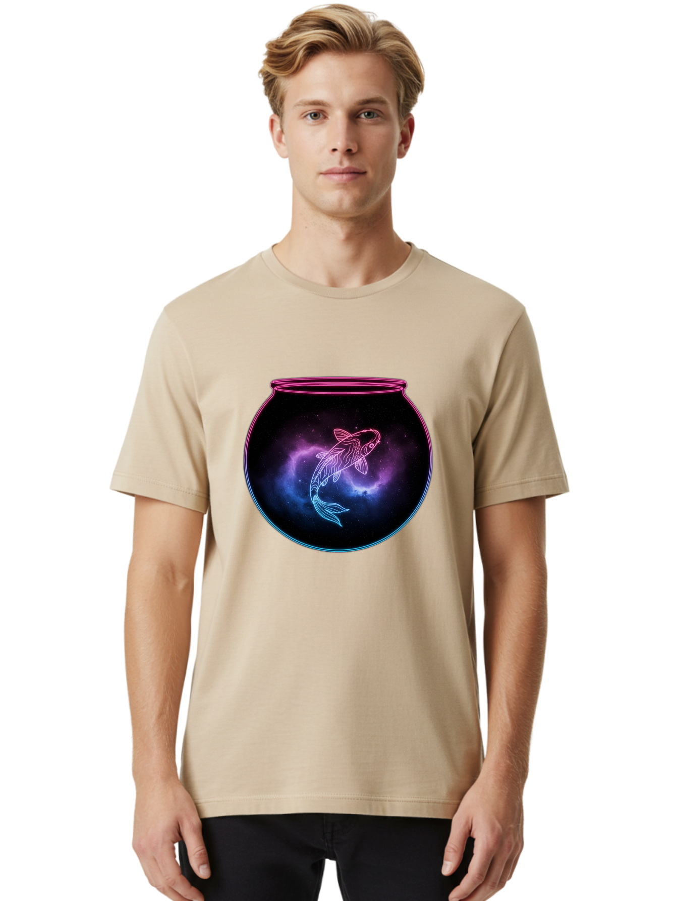 Fish-In-Bowl Men'S Graphic Tee, 100% Cotton, Comfortable Casual Summer Wear, Machine Washable, Vintage Camera, Old Camera, Antique Camera, Black Camera, Classic Photography, Photography Equipment, Nostalgic Device, Film Camera, Camera Art Bak550