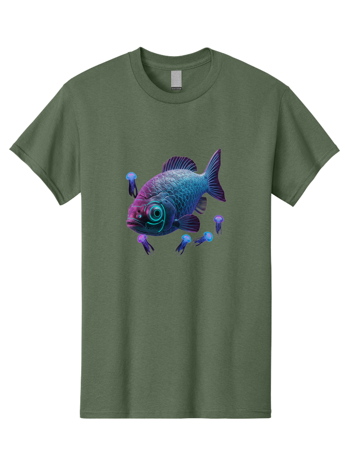 Fish-With-Jellyfish Men'S Graphic Tee, 100% Cotton, Comfortable Casual Summer Wear, Machine Washable, Vintage Camera, Old Camera, Antique Camera, Black Camera, Classic Photography, Photography Equipment, Nostalgic Device, Film Camera, Bak561