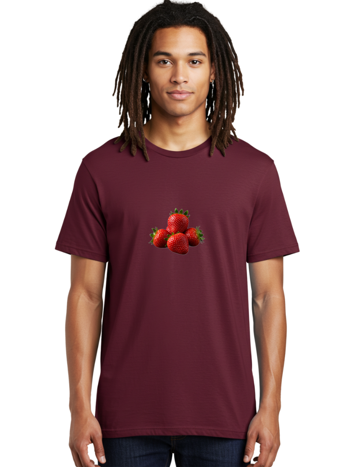Five-Strawberries Men'S Graphic Tee, 100% Cotton, Comfortable Casual Summer Wear, Machine Washable, Vintage Camera, Old Camera, Antique Camera, Black Camera, Classic Photography, Photography Equipment, Nostalgic Device, Film Camera, Camera Art Bak569