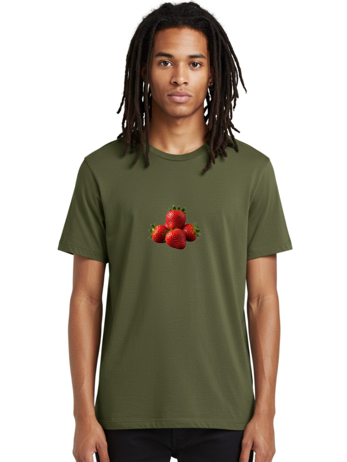 Five-Strawberries Men'S Graphic Tee, 100% Cotton, Comfortable Casual Summer Wear, Machine Washable, Vintage Camera, Old Camera, Antique Camera, Black Camera, Classic Photography, Photography Equipment, Nostalgic Device, Film Camera, Camera Art Bak569