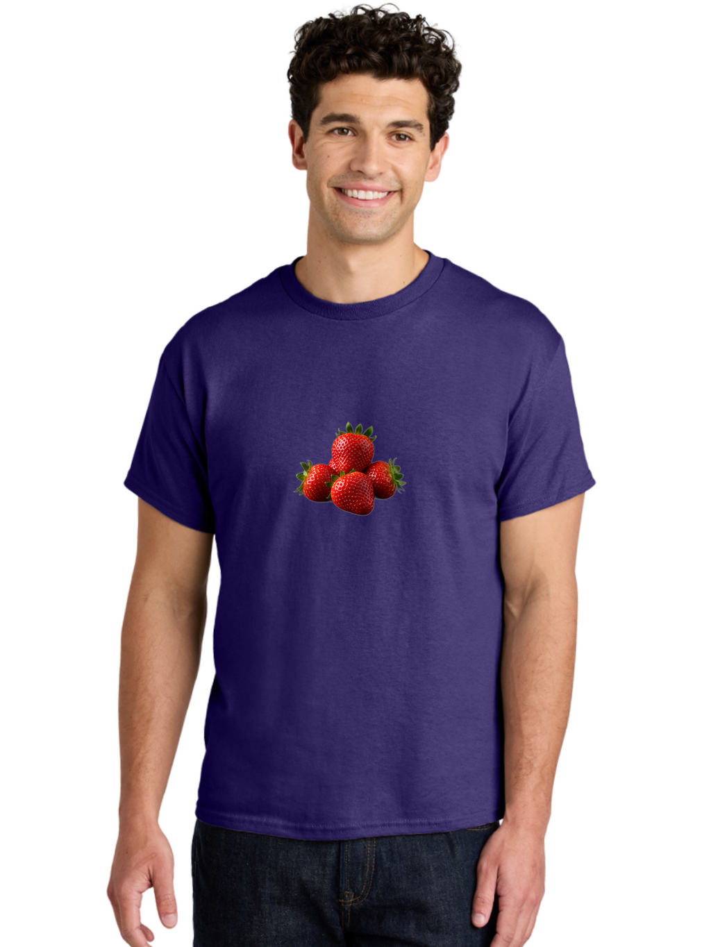 Five-Strawberries Men'S Graphic Tee, 100% Cotton, Comfortable Casual Summer Wear, Machine Washable, Vintage Camera, Old Camera, Antique Camera, Black Camera, Classic Photography, Photography Equipment, Nostalgic Device, Film Camera, Camera Art Bak569